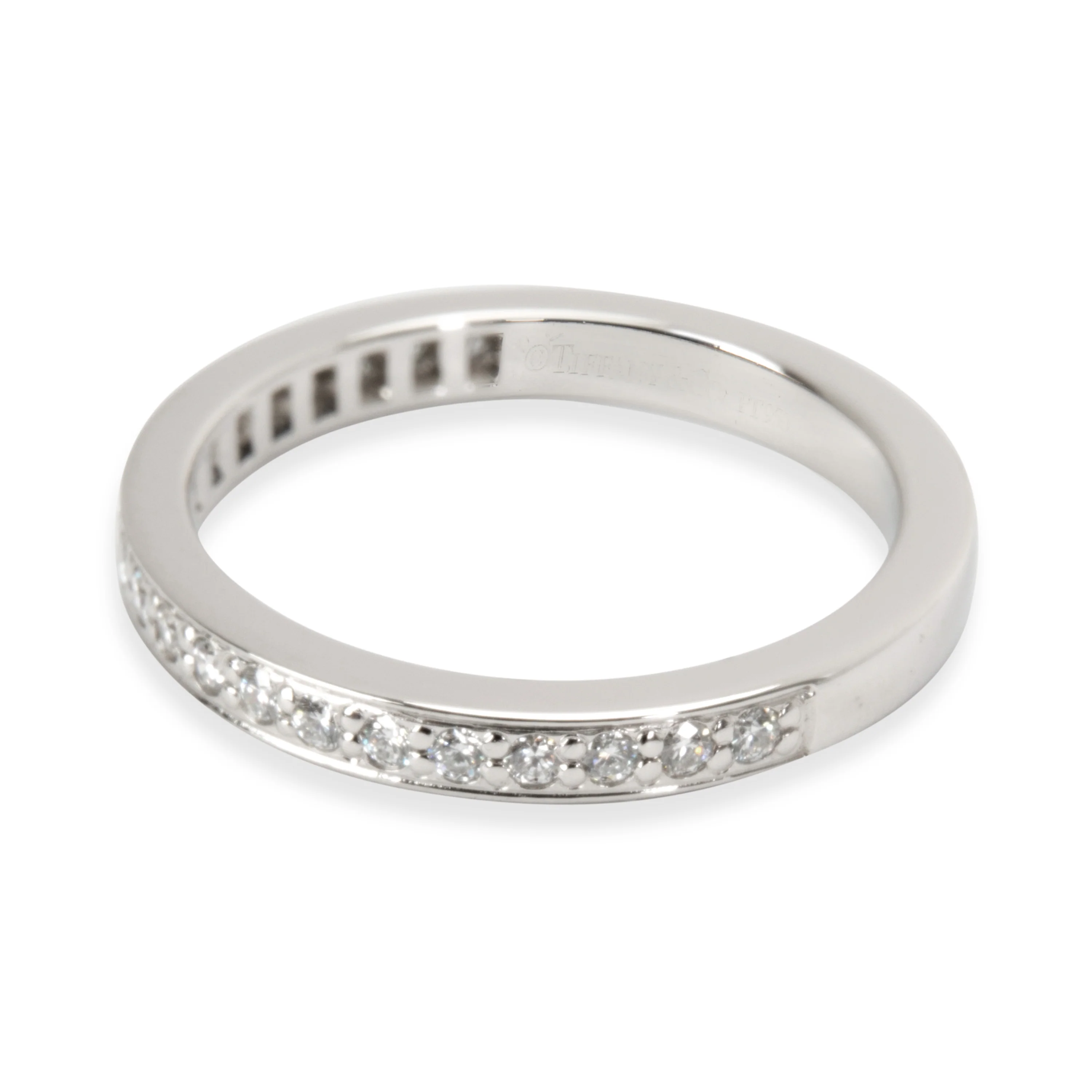 Tiffany & Co. Grace Half-Circle Diamond Band in Platinum 2mm 0.2 CTW