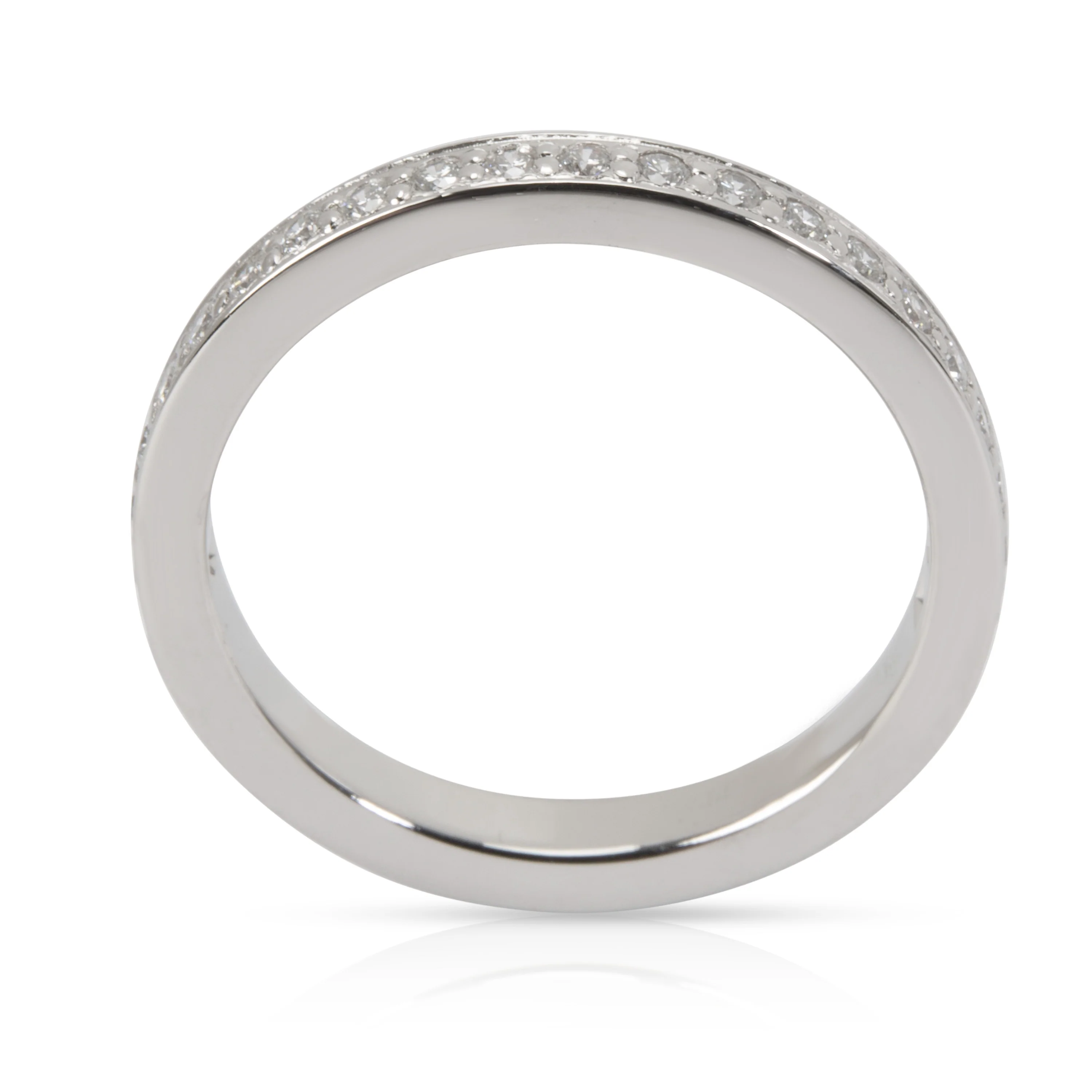 Tiffany & Co. Grace Half-Circle Diamond Band in Platinum 2mm 0.2 CTW - Image 2