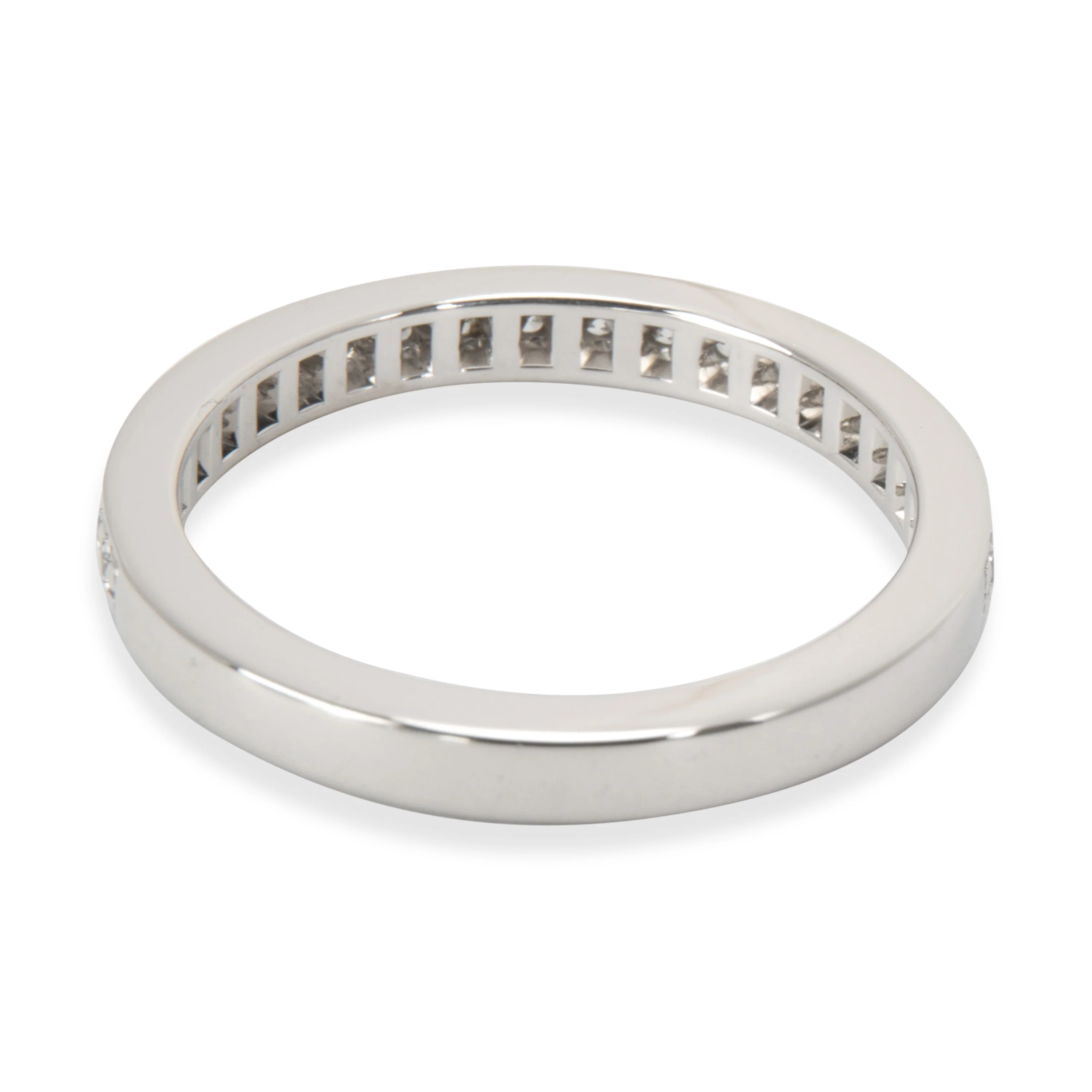 Tiffany & Co. Grace Half-Circle Diamond Band in Platinum 2mm 0.2 CTW - Image 3