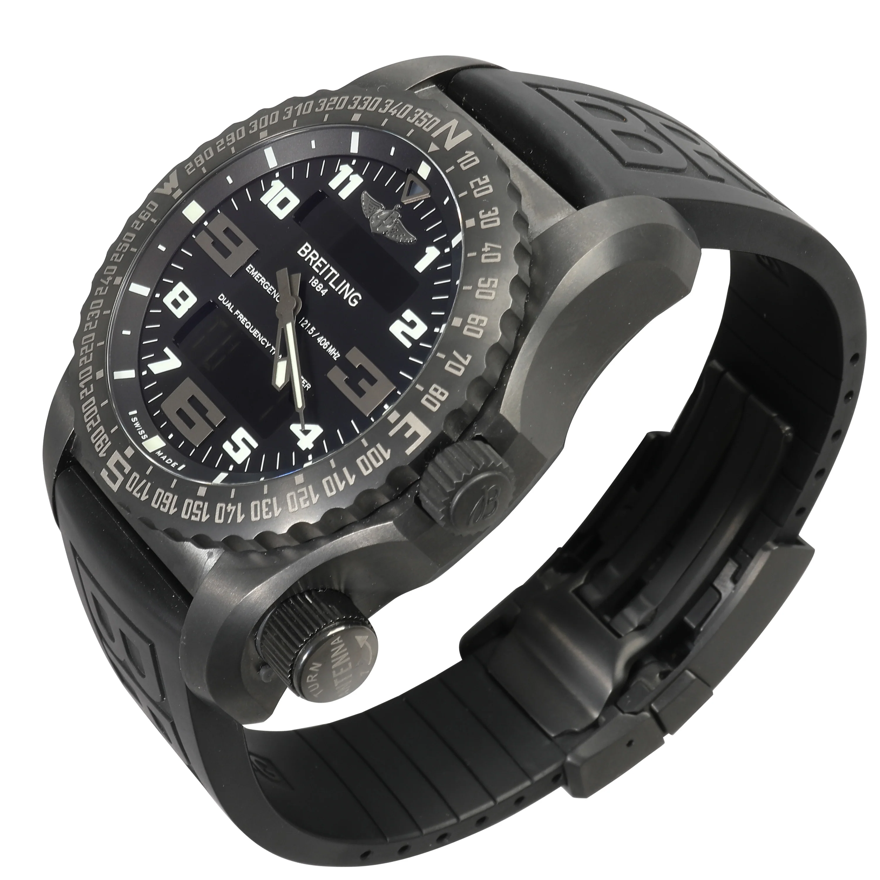 Emergency Night Mission V76325U1/BC46 Mens Watch in Titanium - Image 3