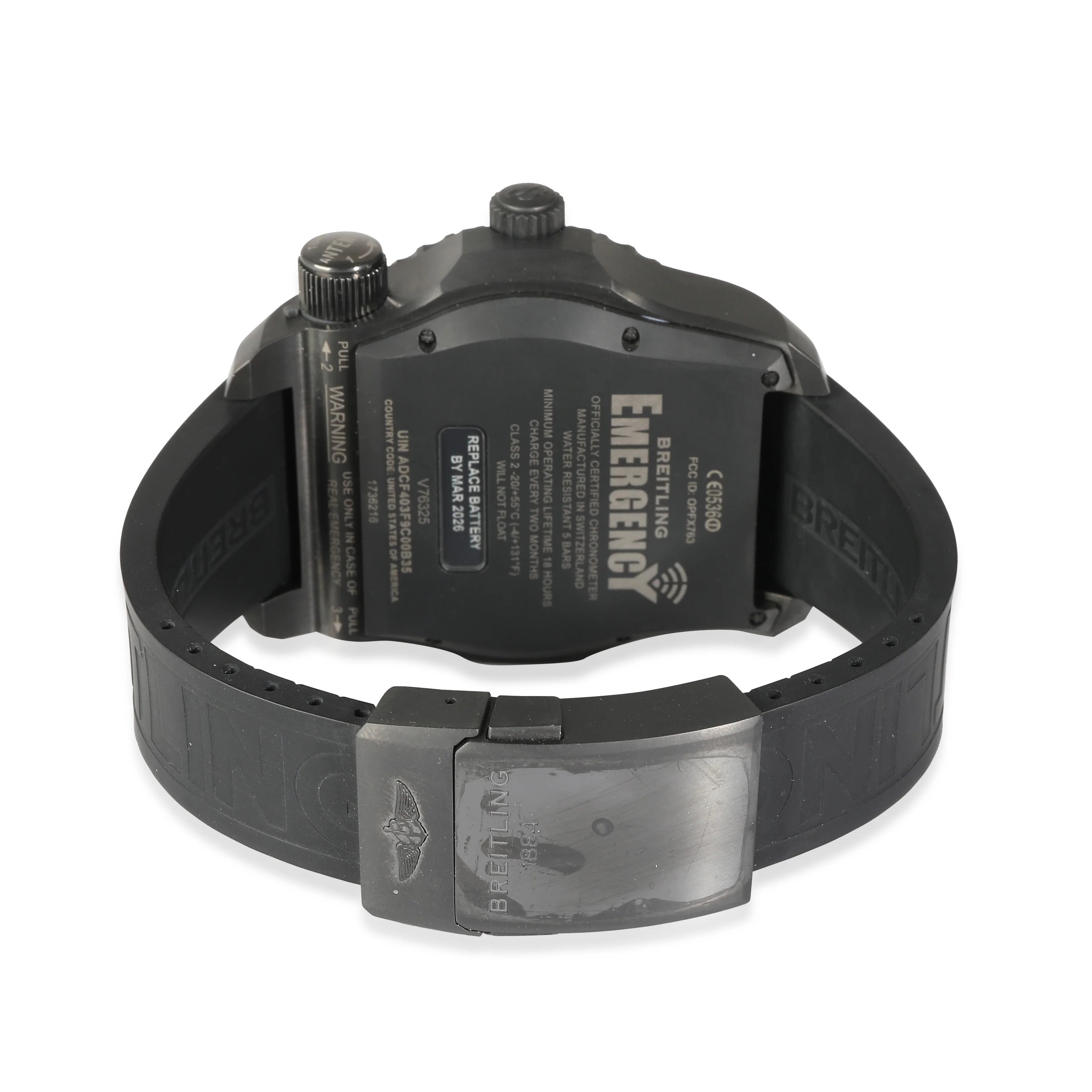 Emergency Night Mission V76325U1/BC46 Mens Watch in Titanium - Image 4
