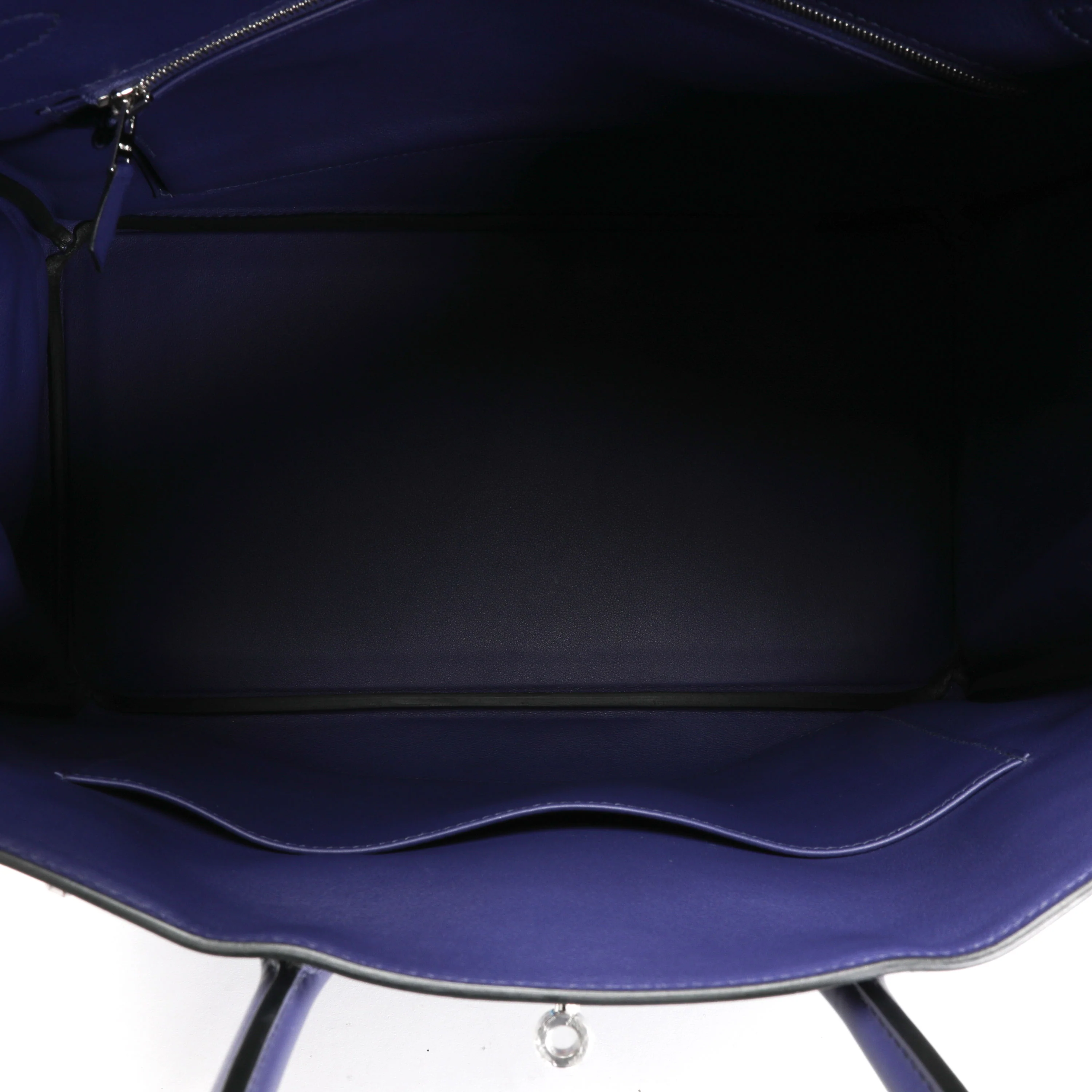 Hermès Limited Edition Bleu Encre Swift & Epsom Tressage Birkin 35 with PHW - Image 7