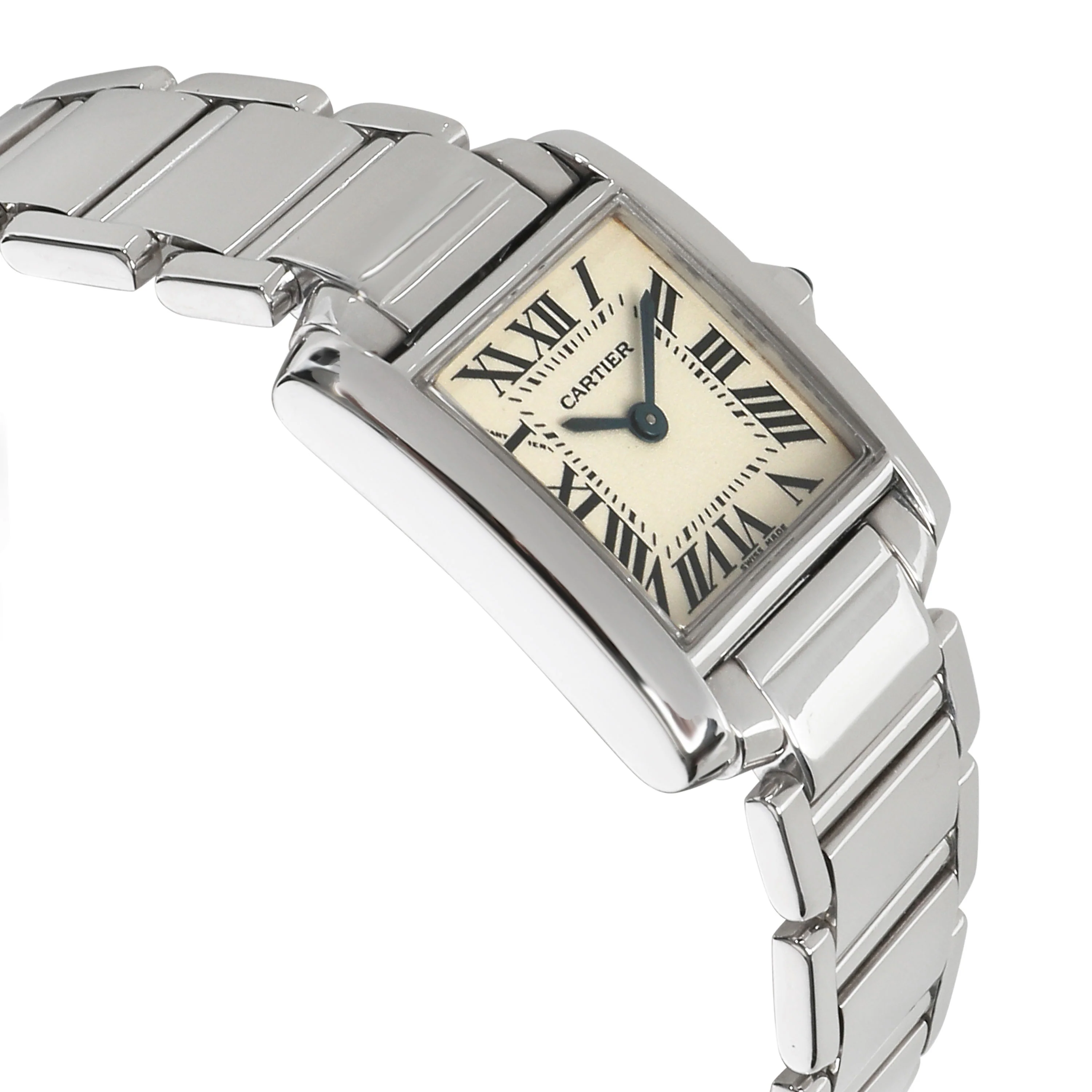 Cartier Tank Francaise W50012S3 Womens Watch in 18kt White Gold - Image 2
