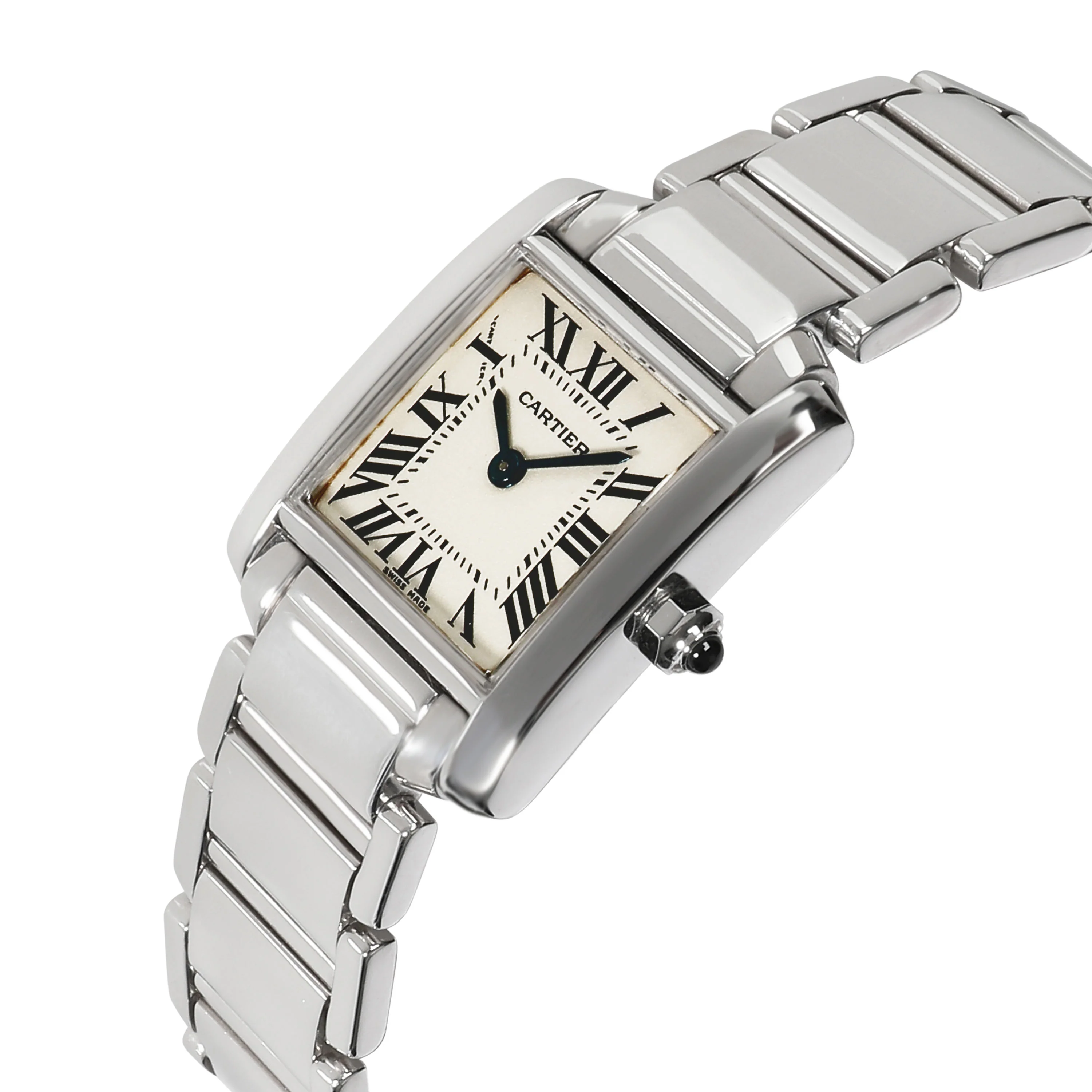 Cartier Tank Francaise W50012S3 Womens Watch in 18kt White Gold - Image 3
