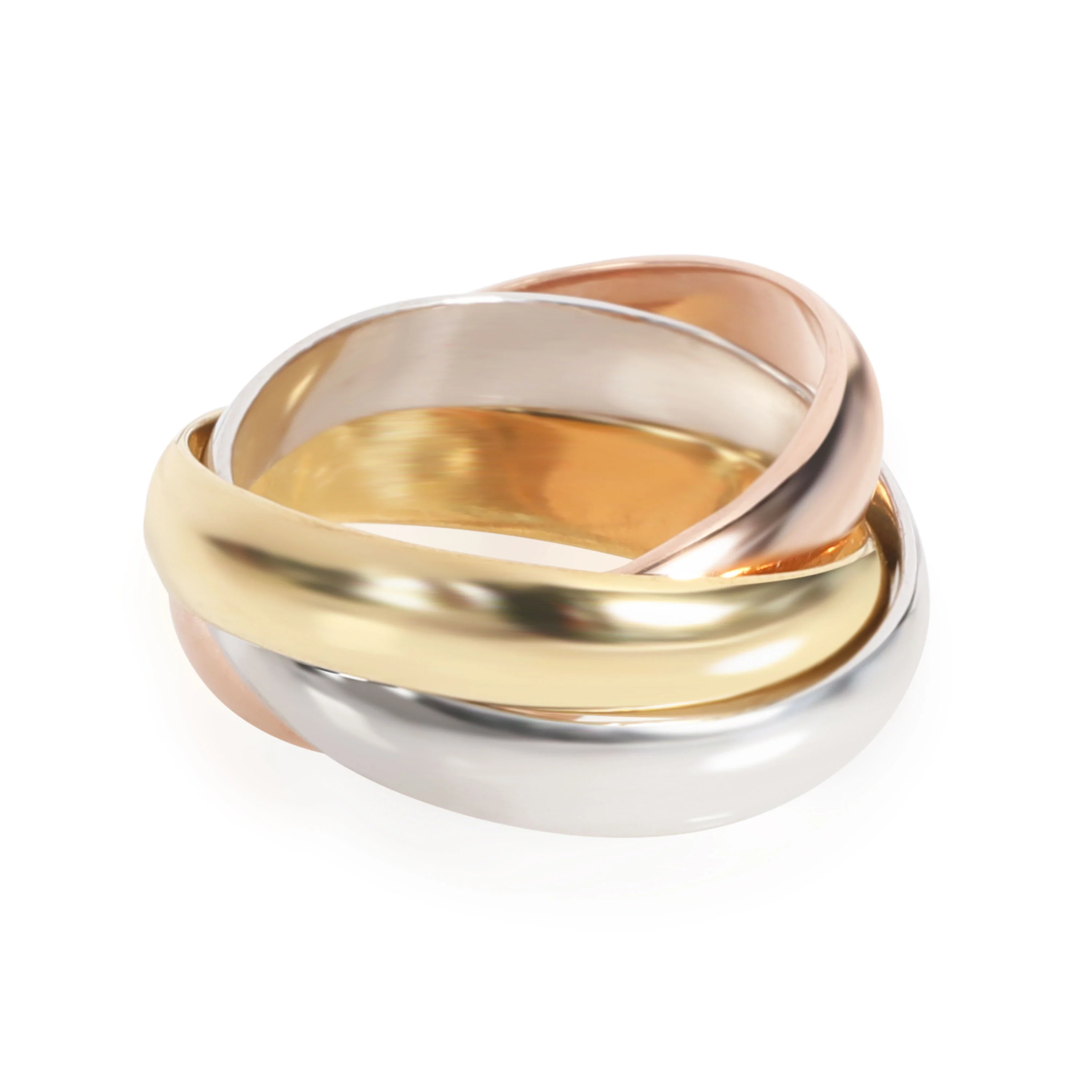 Cartier Trinity Size 46 Ring in 18K 3 Tone Gold - Image 3