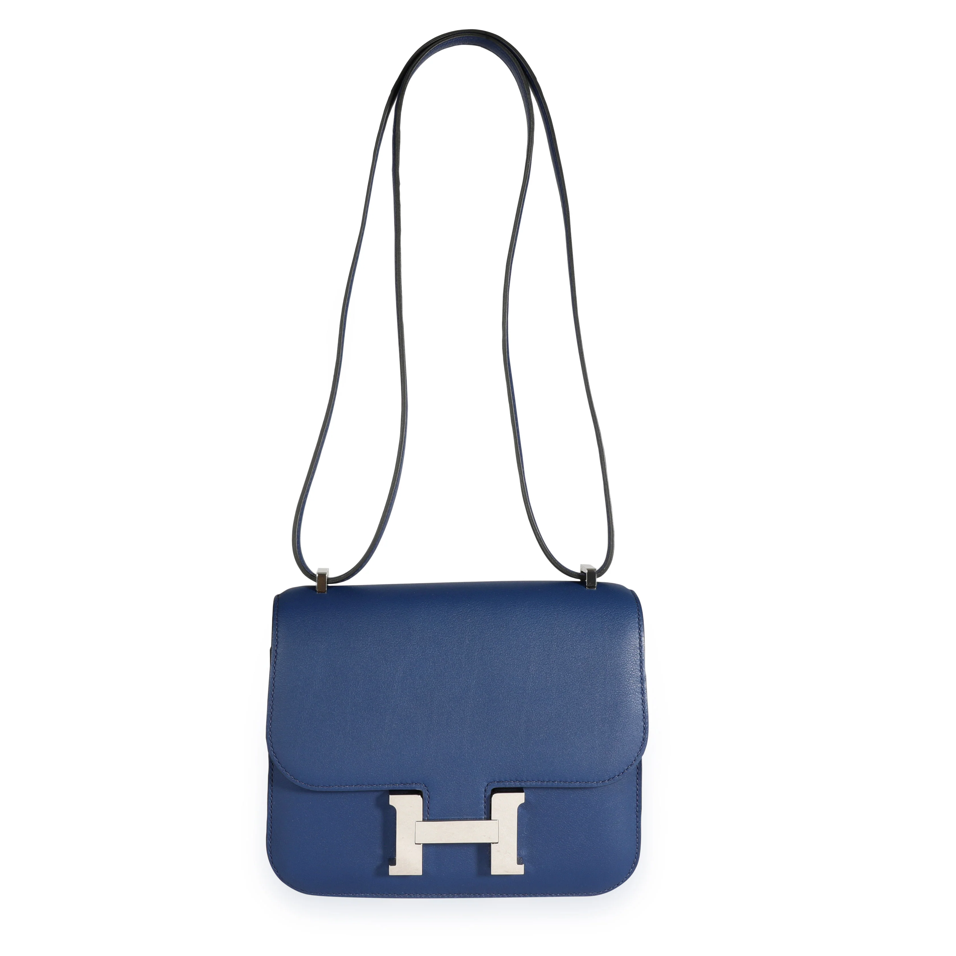 Hermès Bleu Saphir Swift Constance 18 PHW