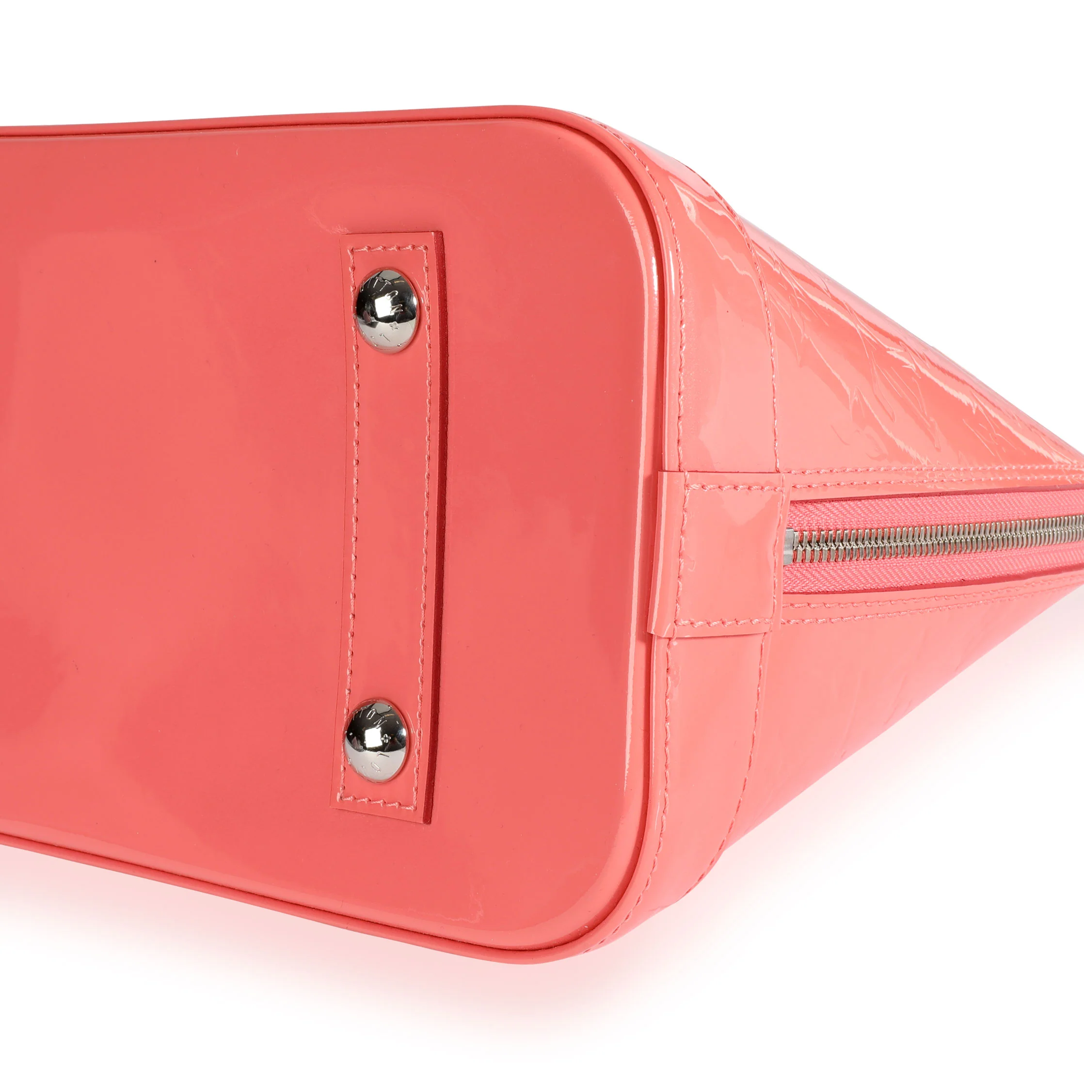 Louis Vuitton Rose Litchi Monogram Vernis Alma PM - Image 5