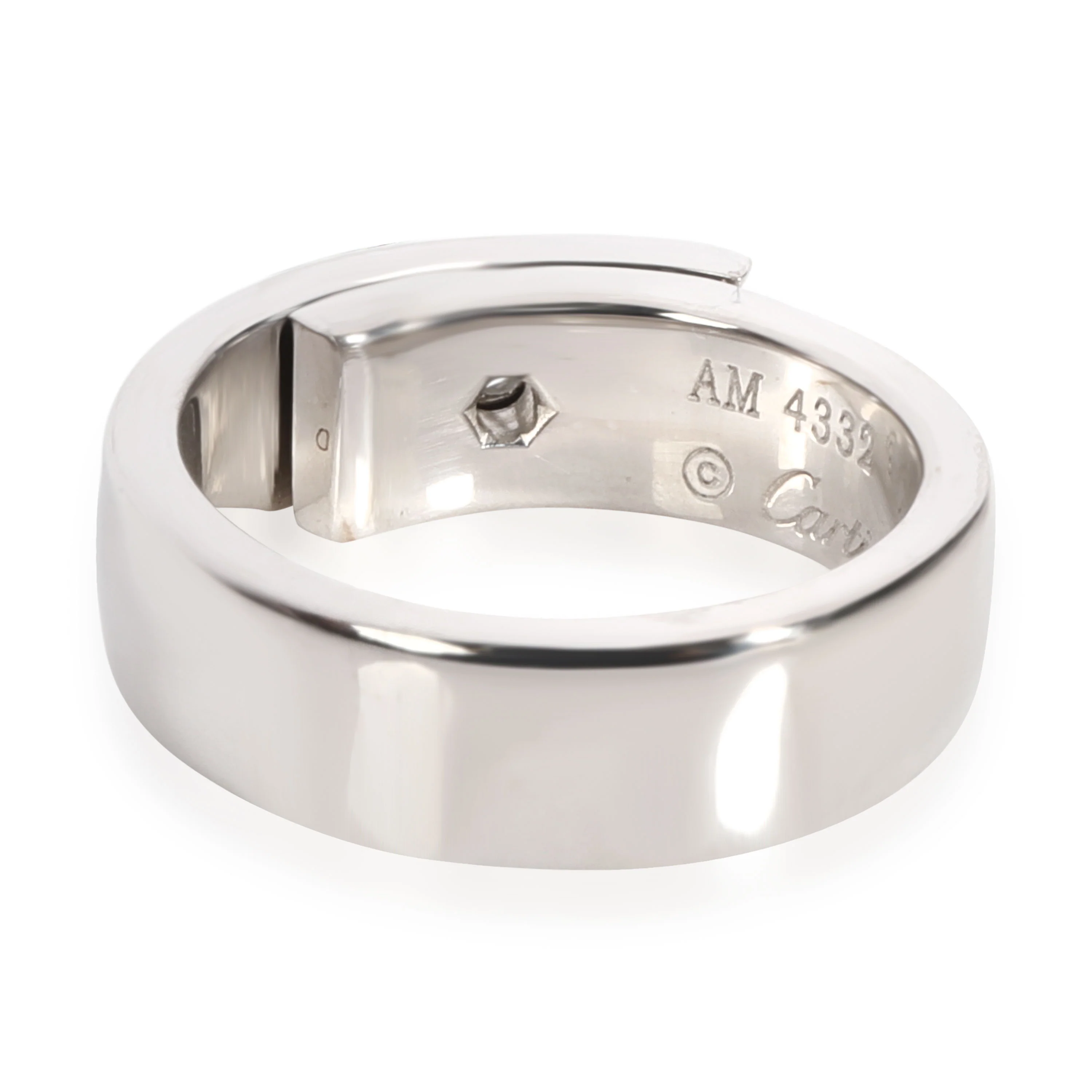 Cartier Nouvelle Vague Diamond Ring in 18K White Gold 0.07 CTW - Image 4