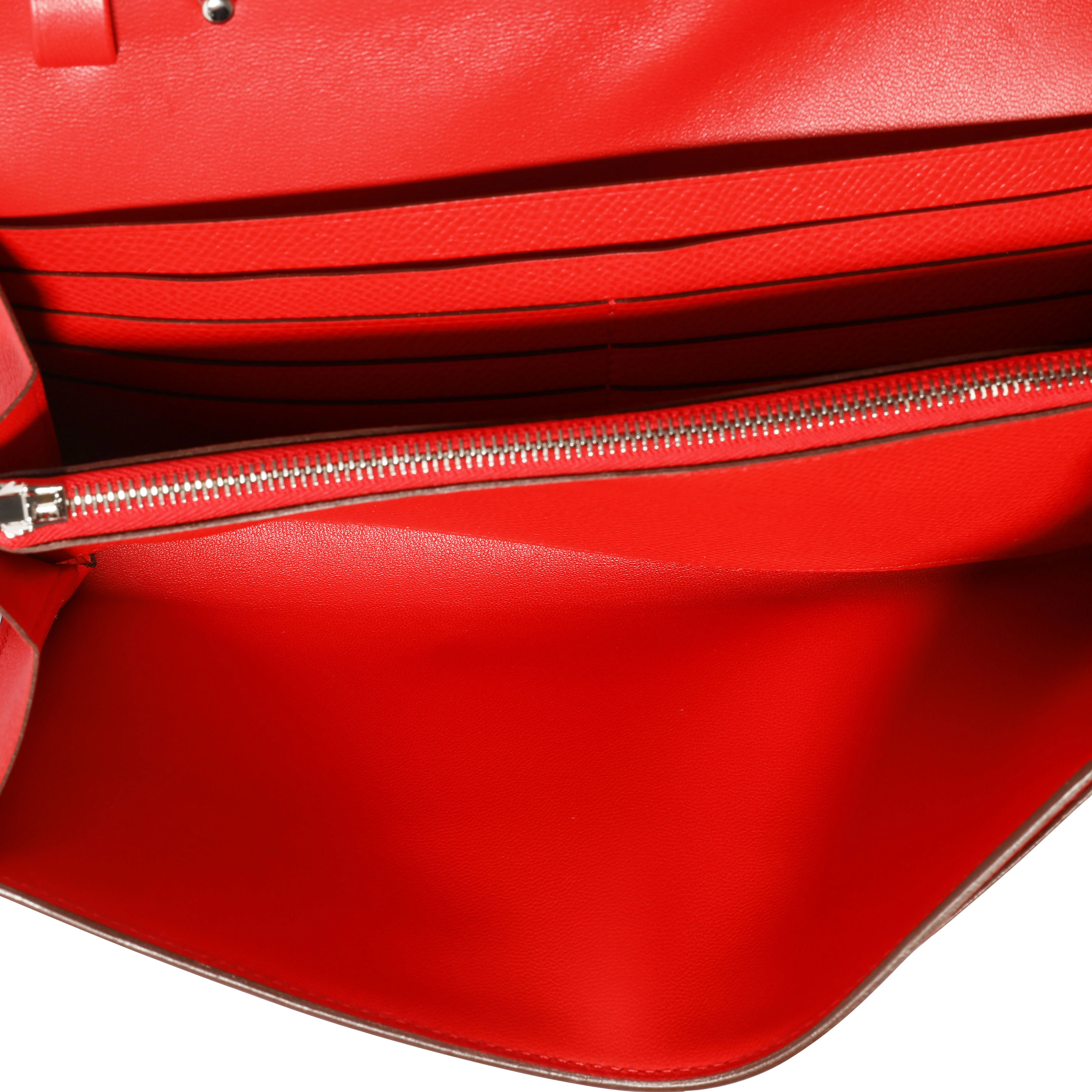 Hermès Rouge De Coeur Epsom Constance To Go Wallet - Image 7