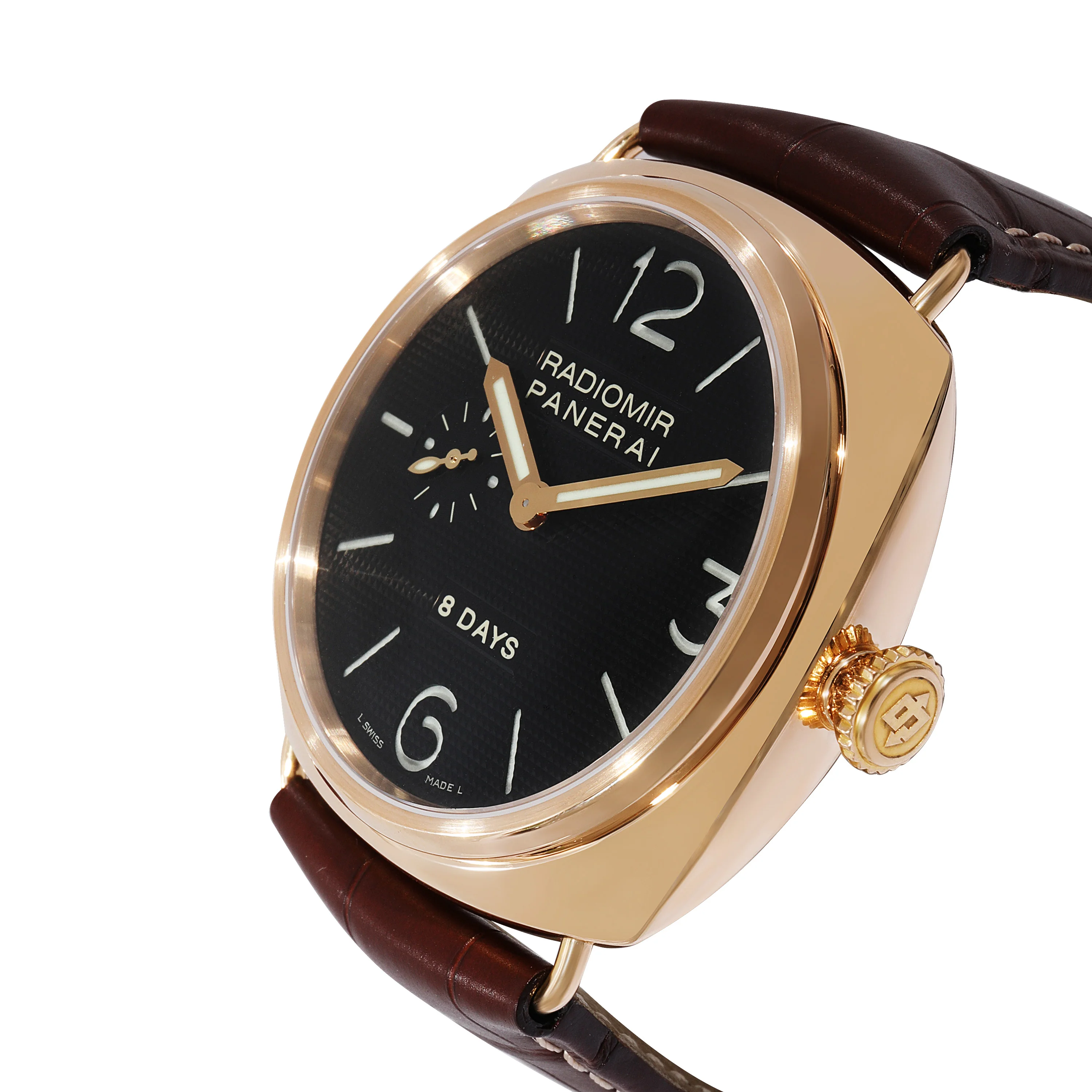 Panerai Radiomir 8-Day PAM00197 Mens Watch in 18kt Yellow Gold - Image 2