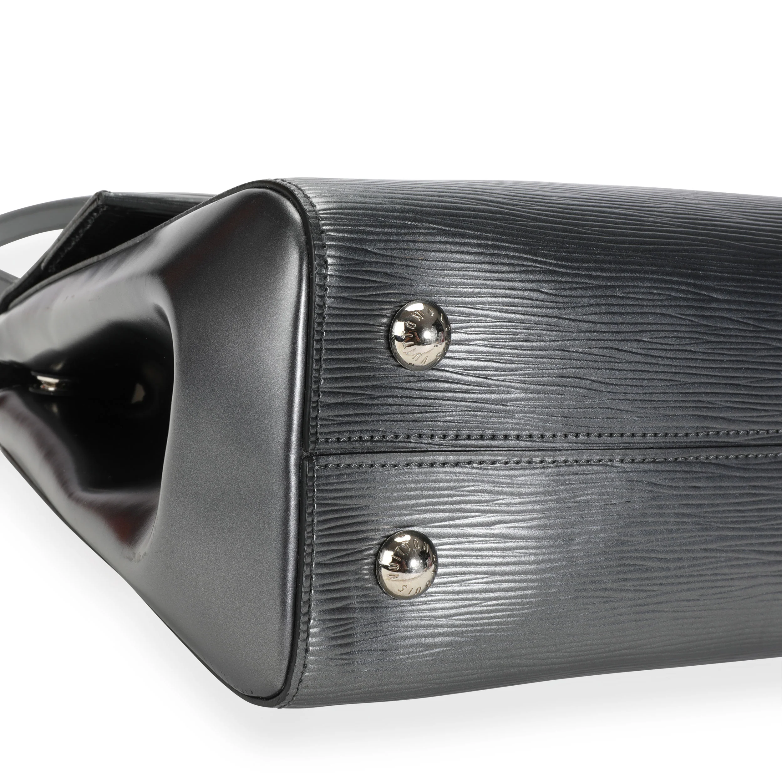 Louis Vuitton Anthracite Nacre Epi Leather Cluny MM - Image 7