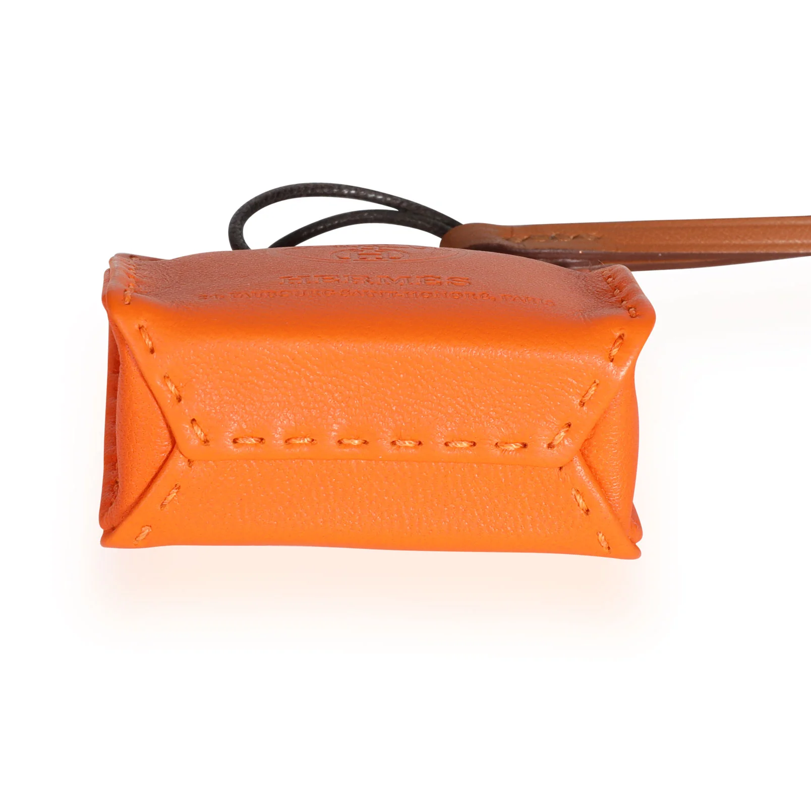 Hermès Feu Milo & Gold Swift Leather Bag Charm - Image 4