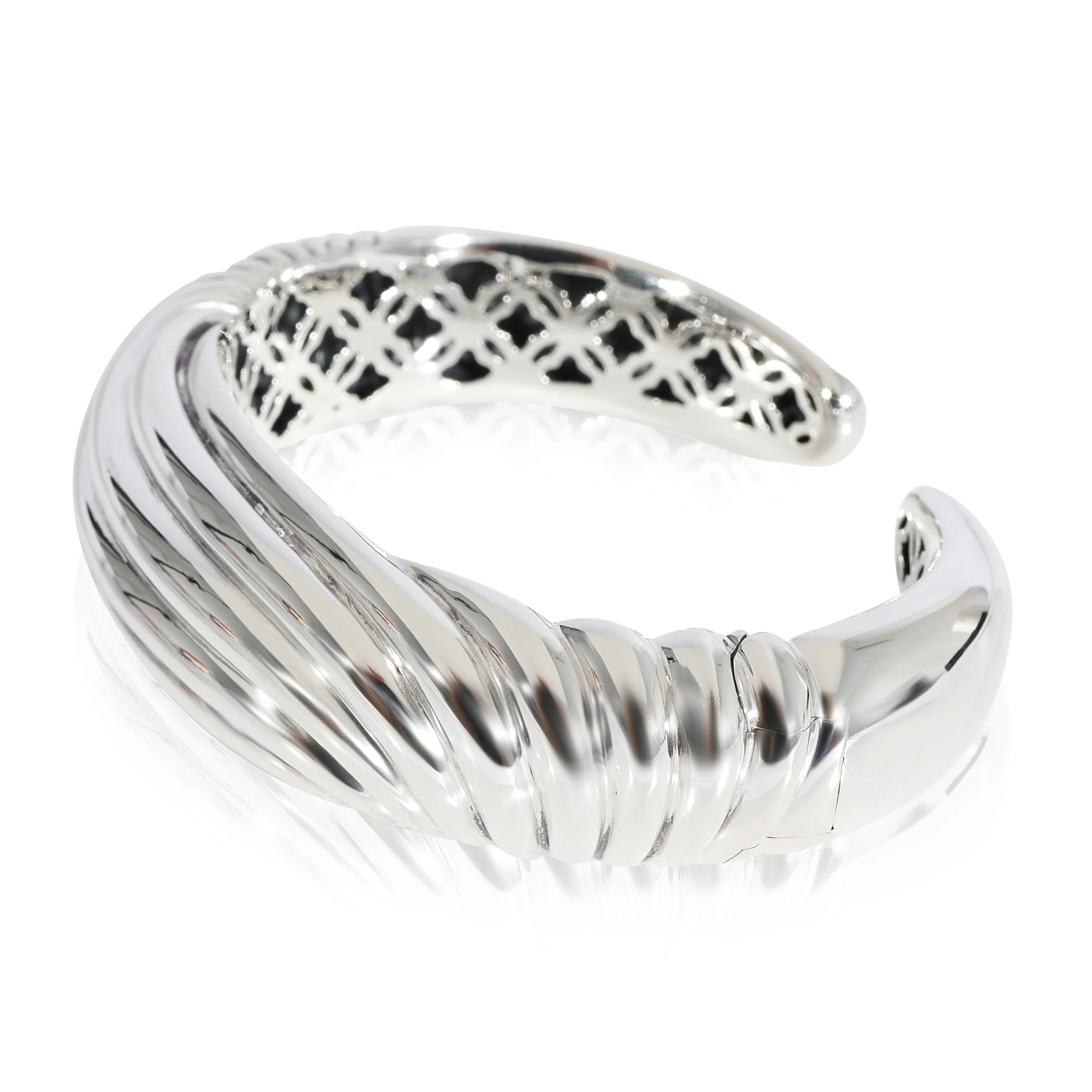 David Yurman Sculpted Cuff in Sterling Silver - Image 2