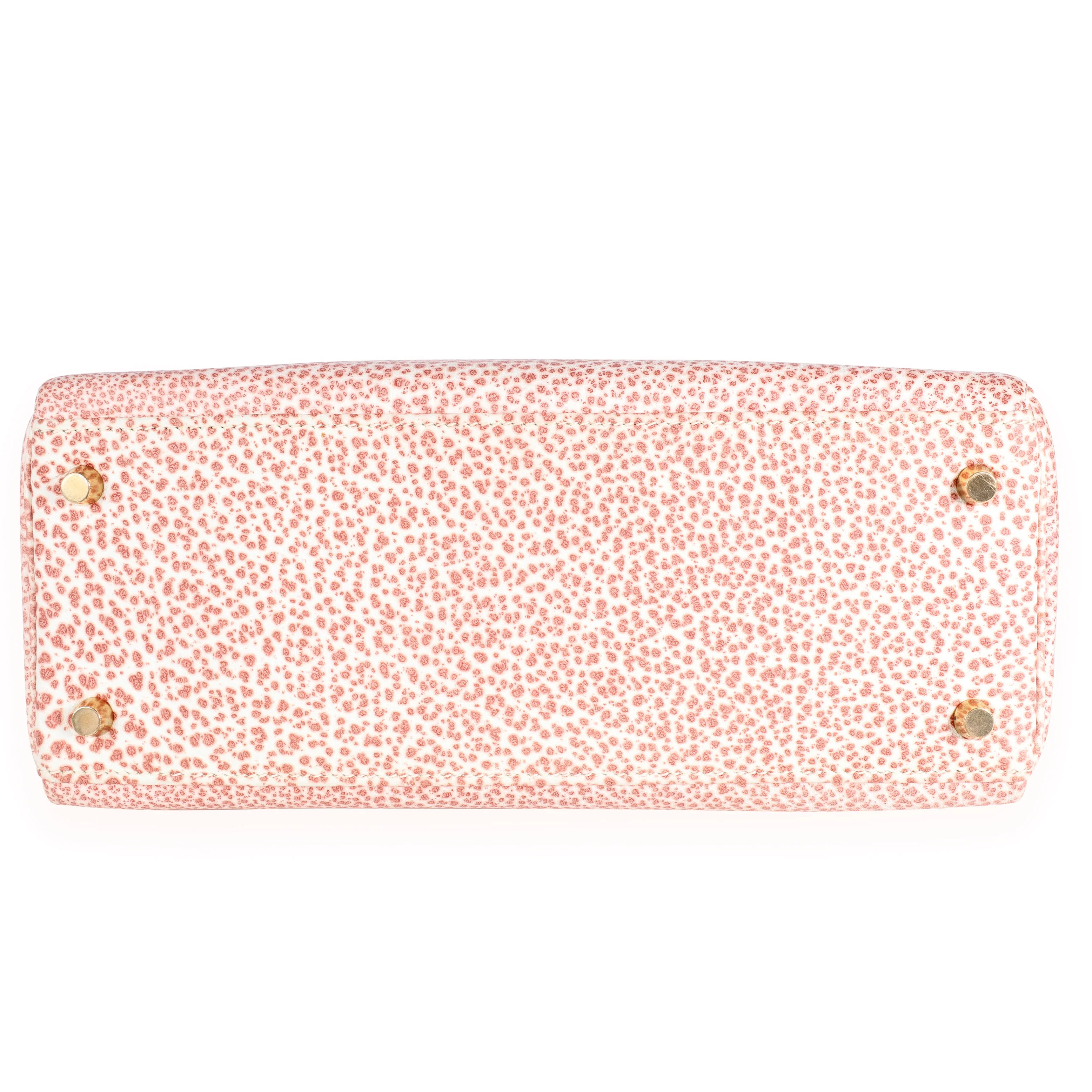 Hermès Rare Rouge H & White Dalmatian Retourne Kelly 28 PHW - Image 5