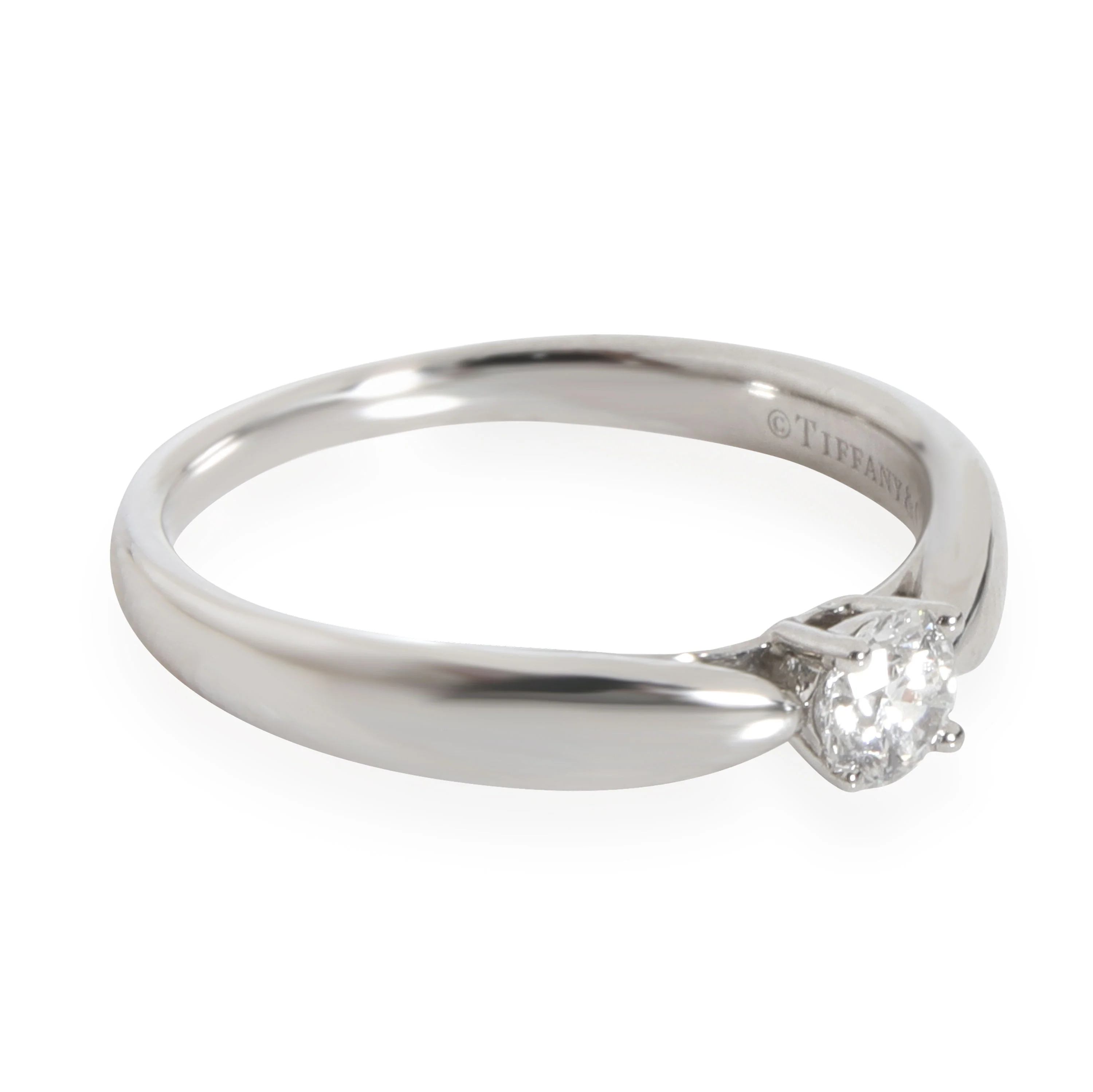 Tiffany & Co. Harmony Diamond Engagement Ring in  Platinum E VS1 0.19 CTW - Image 2