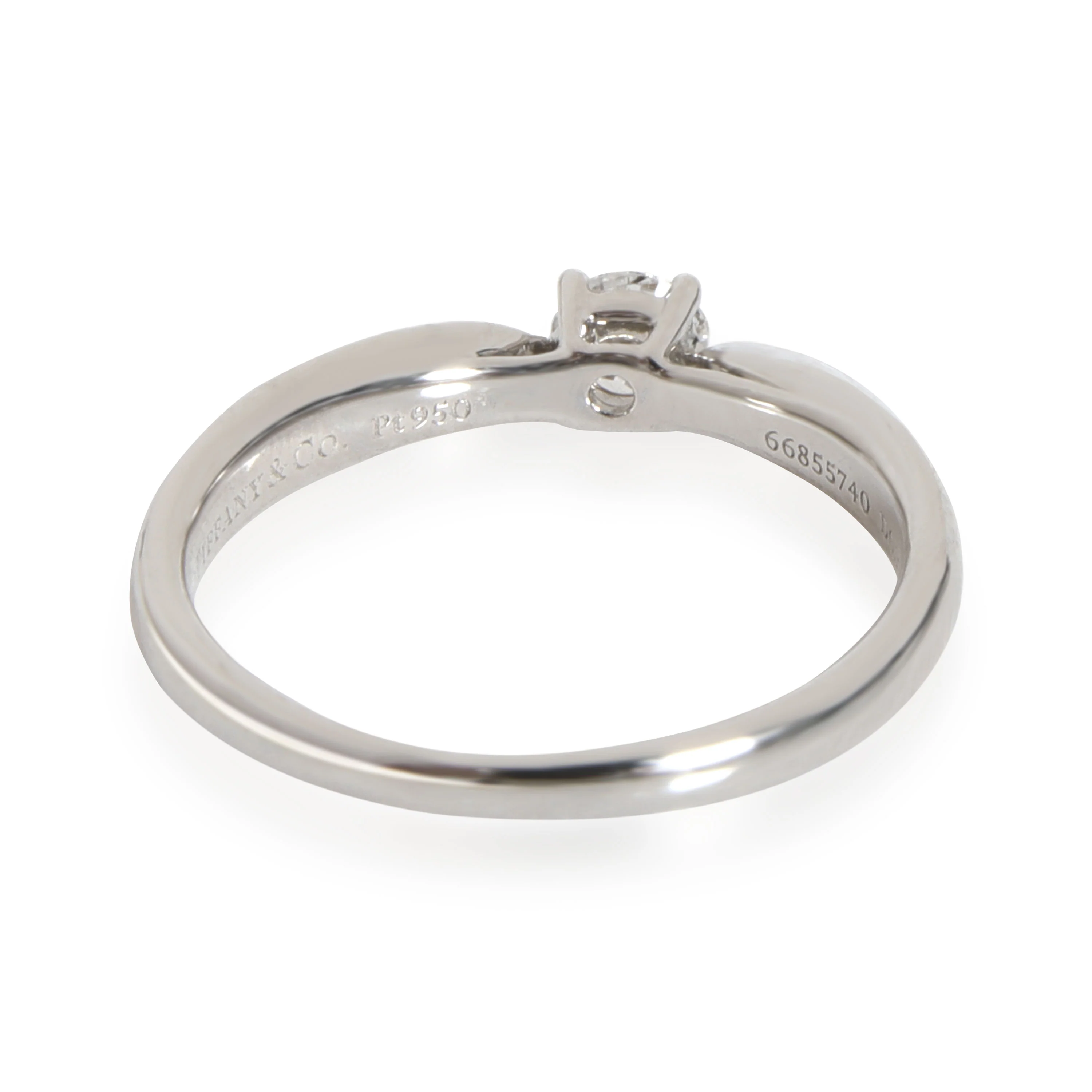 Tiffany & Co. Harmony Diamond Engagement Ring in  Platinum E VS1 0.19 CTW - Image 4