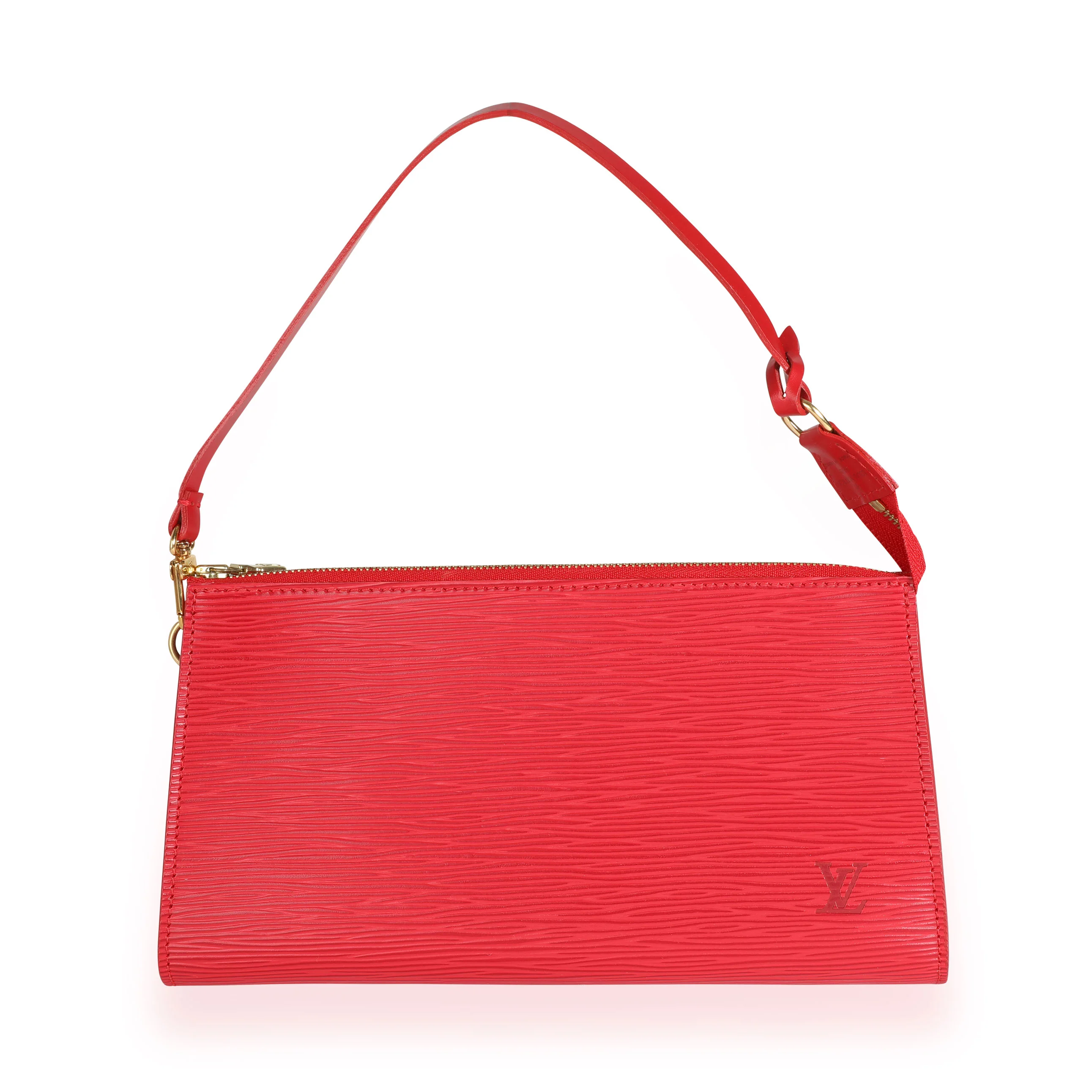 Louis Vuitton Coquelicot Epi Leather Pochette Accessoires 24