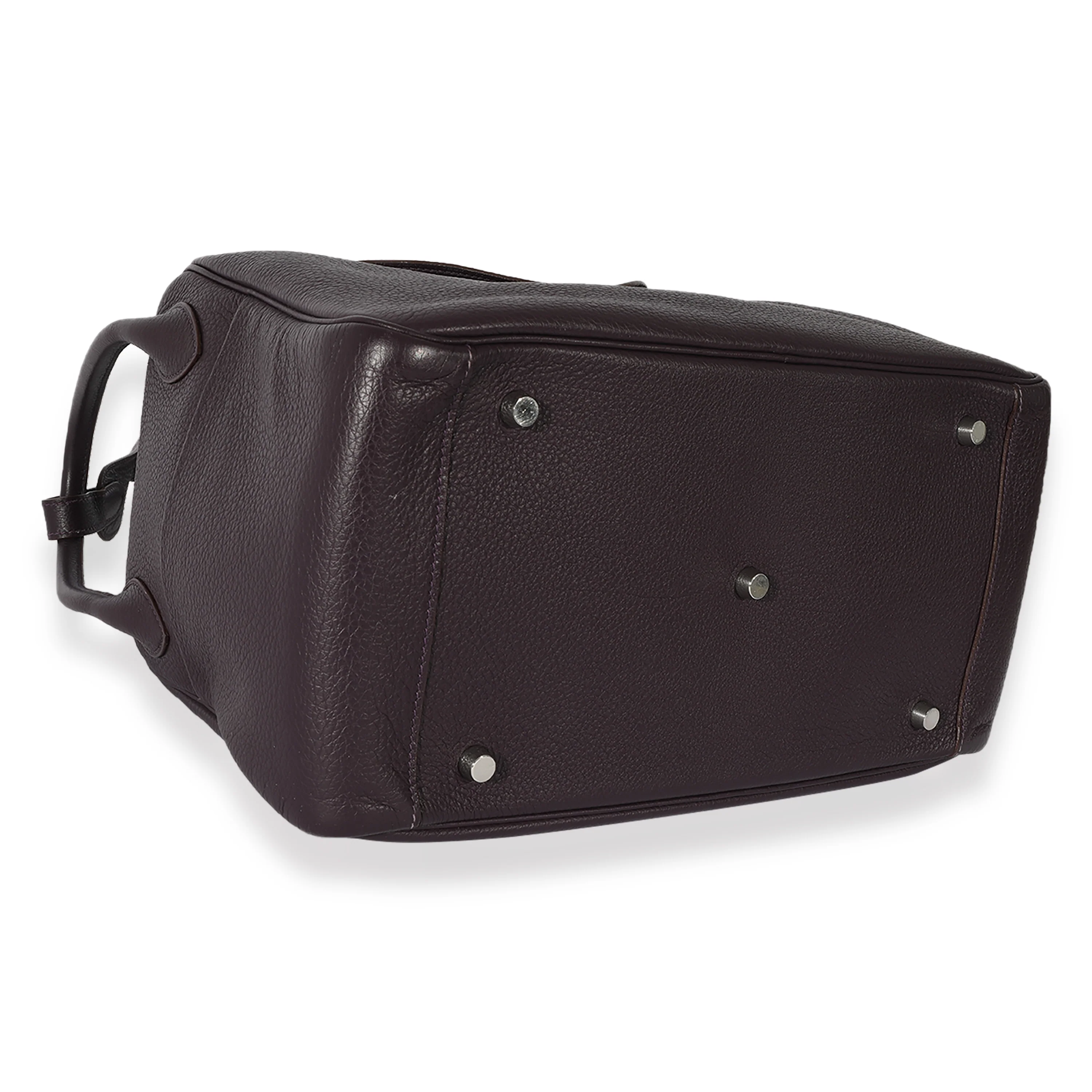 Hermès Raisin Clémence Lindy 34 PHW - Image 6