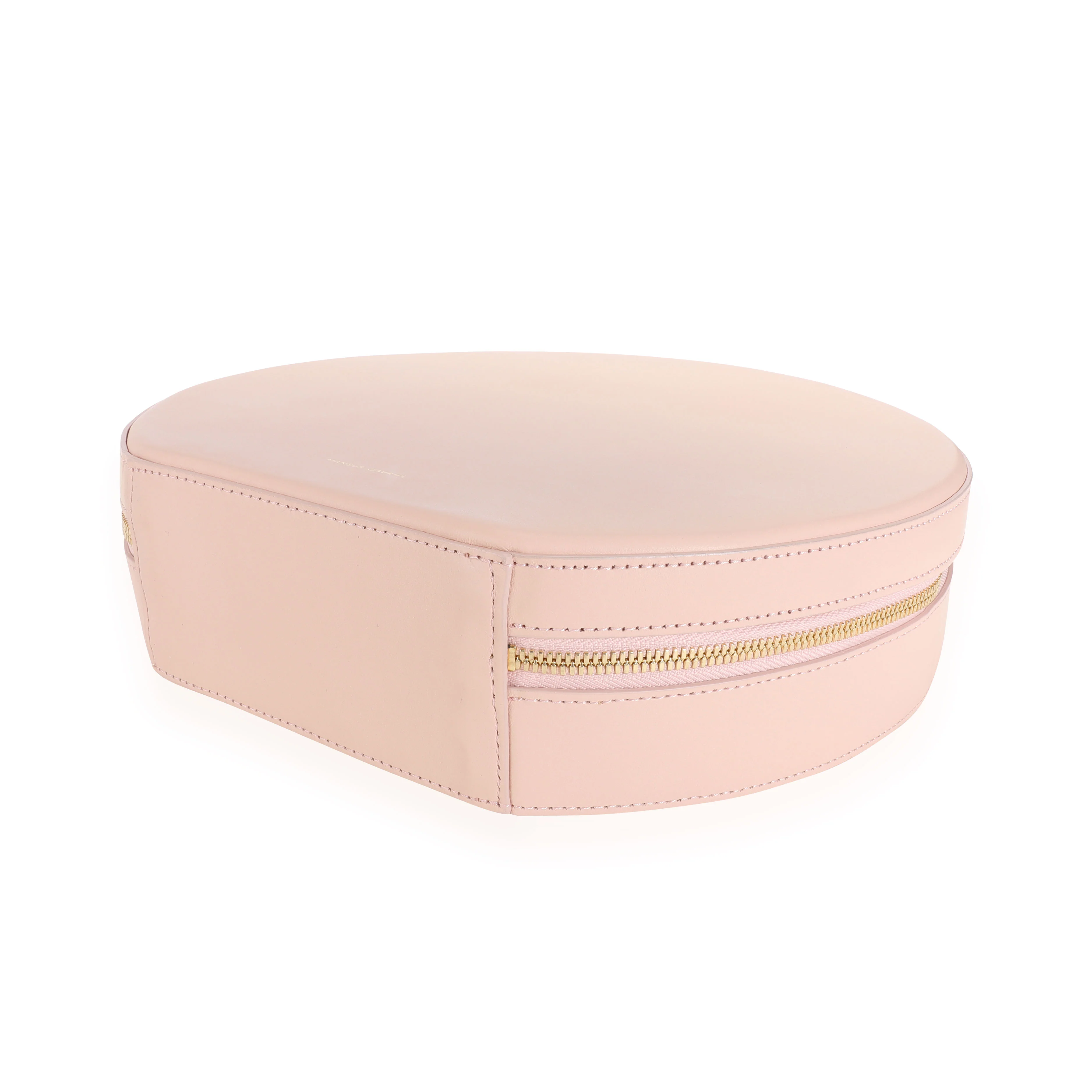 Pink Calfskin Leather Circle Bag - Image 6