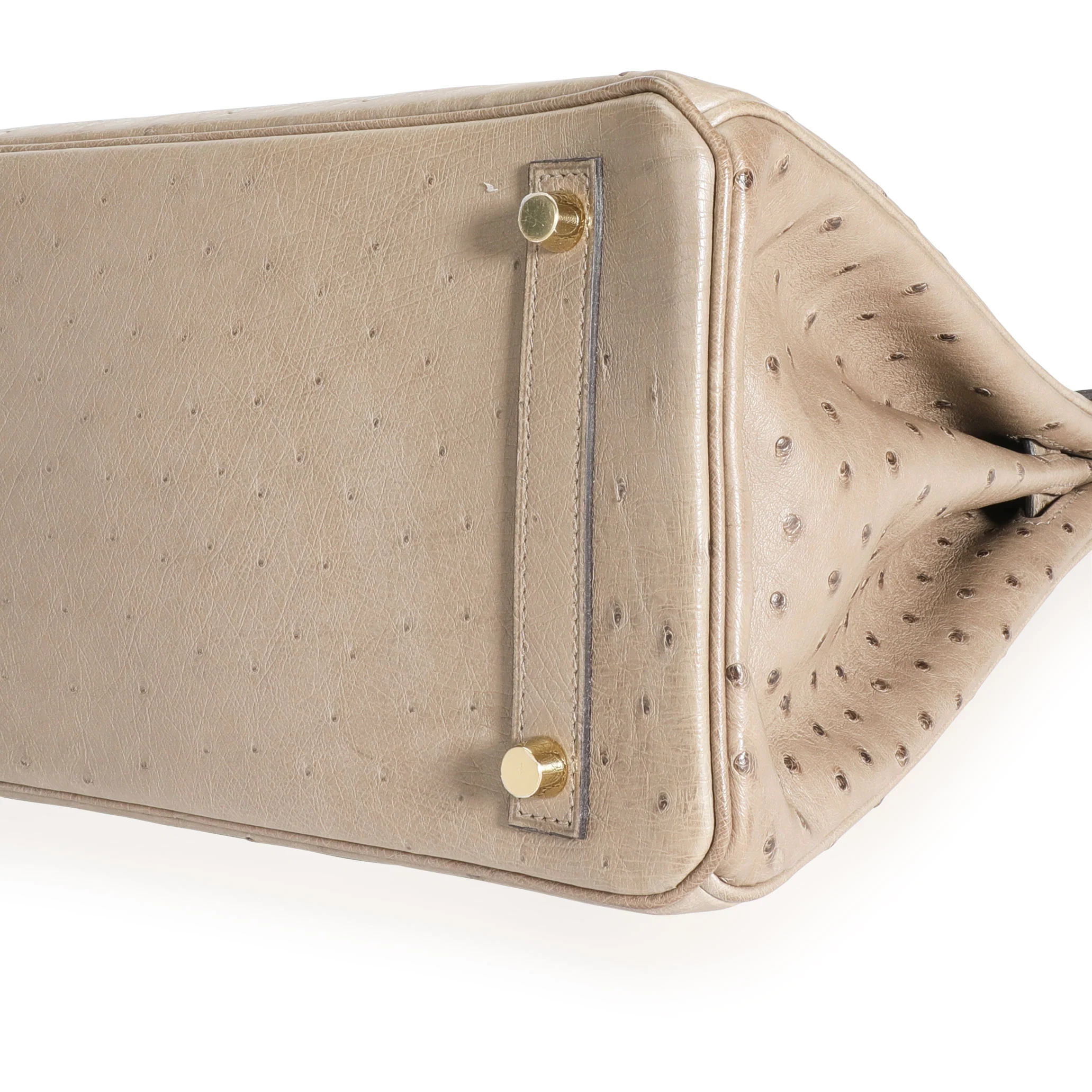 Hermès Gris Tourterelle Ostrich Birkin 30 GHW - Image 5