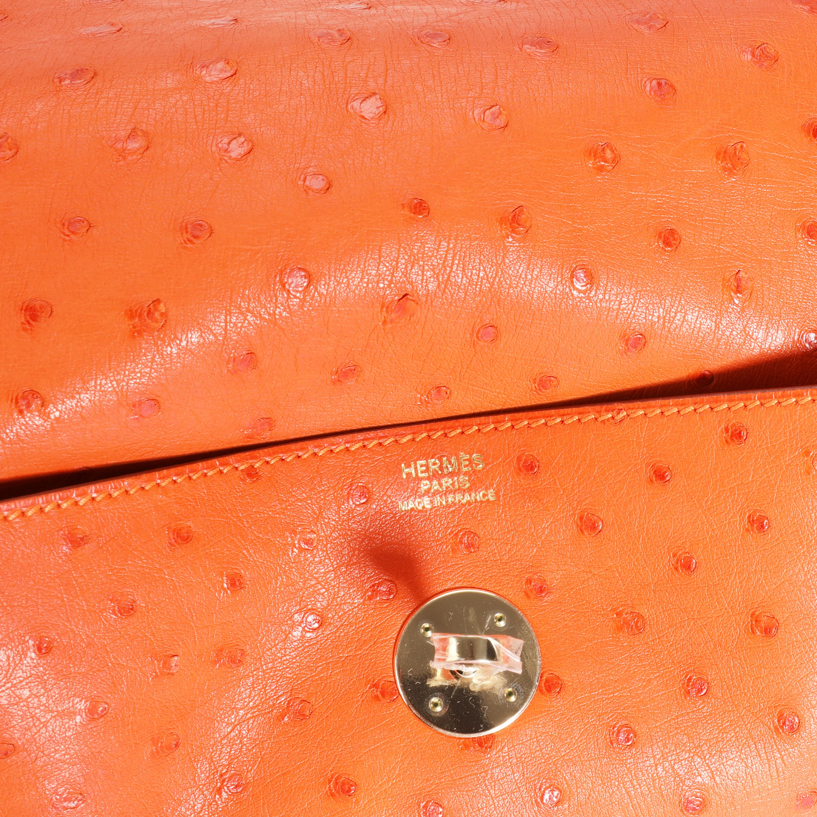Tangerine Ostrich Lindy 30 GHW - Image 9