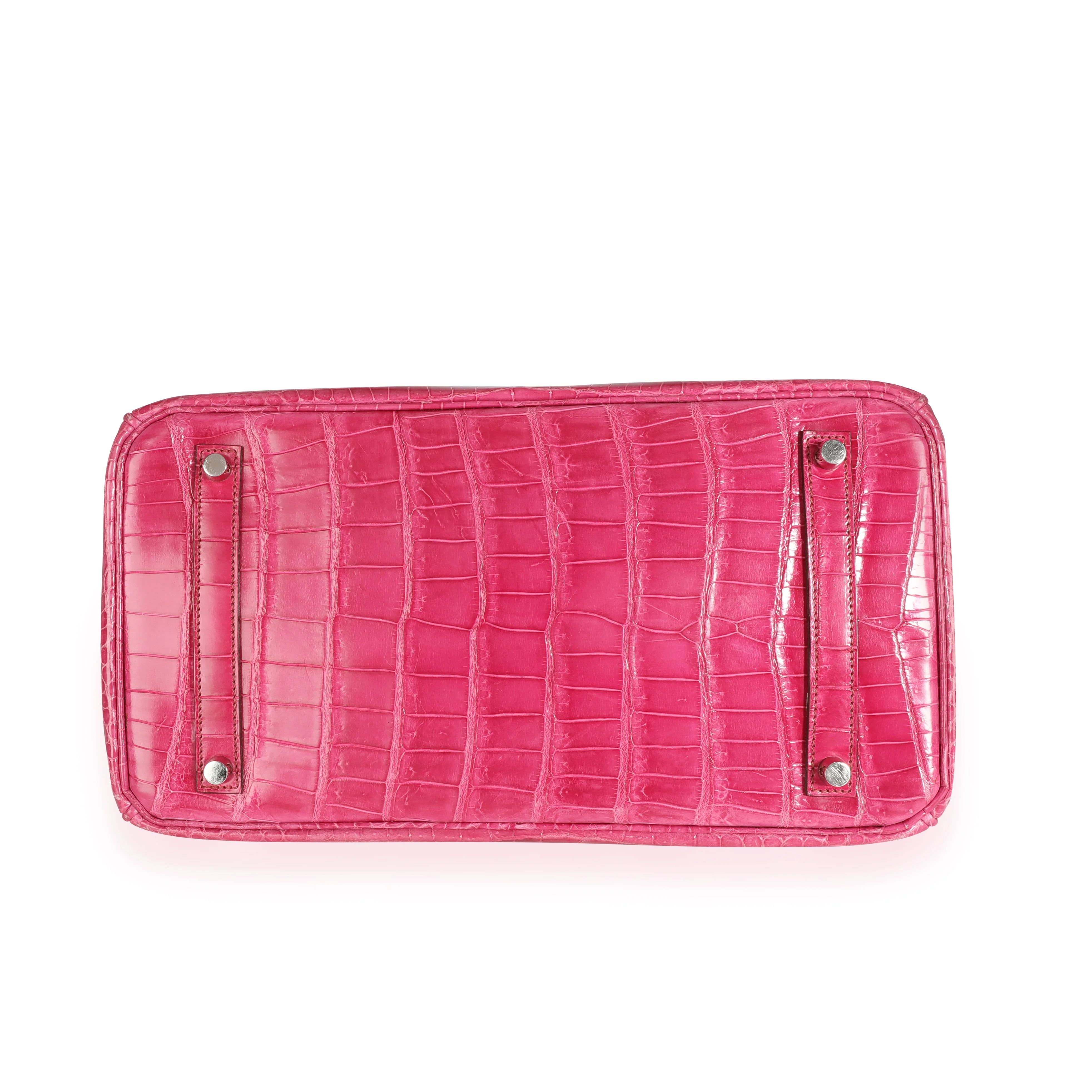 Rose Scheherazade Shiny Porosus Crocodile Birkin 35 PHW - Image 4