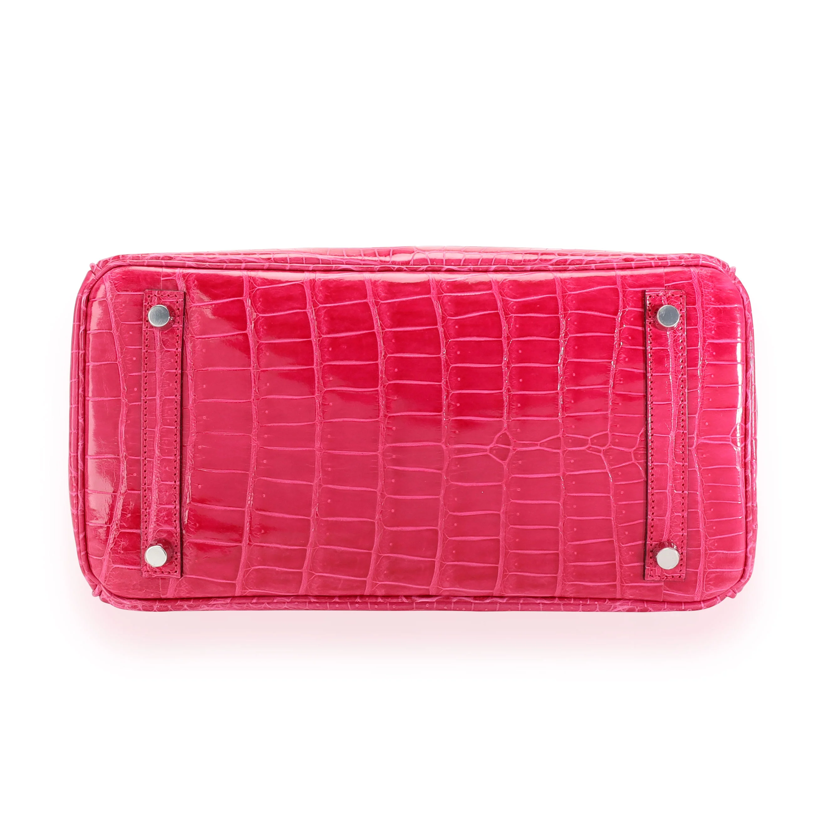 Rose Mexico Shiny Porosus Crocodile Birkin 30 PHW - Image 4