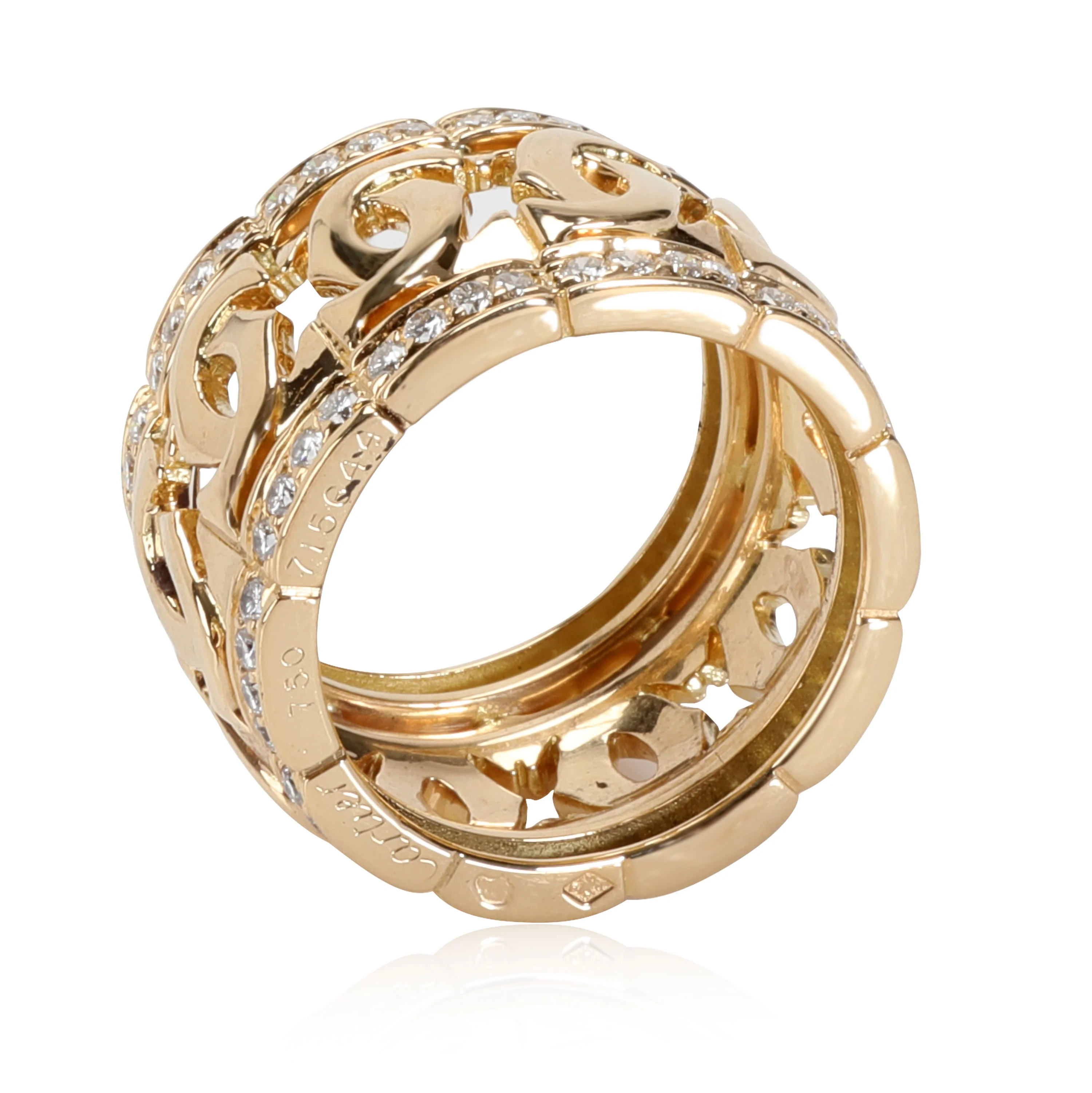 Cartier Entrelaces C de Cartier in 18K Yellow Gold 0.65 ctw - Image 3