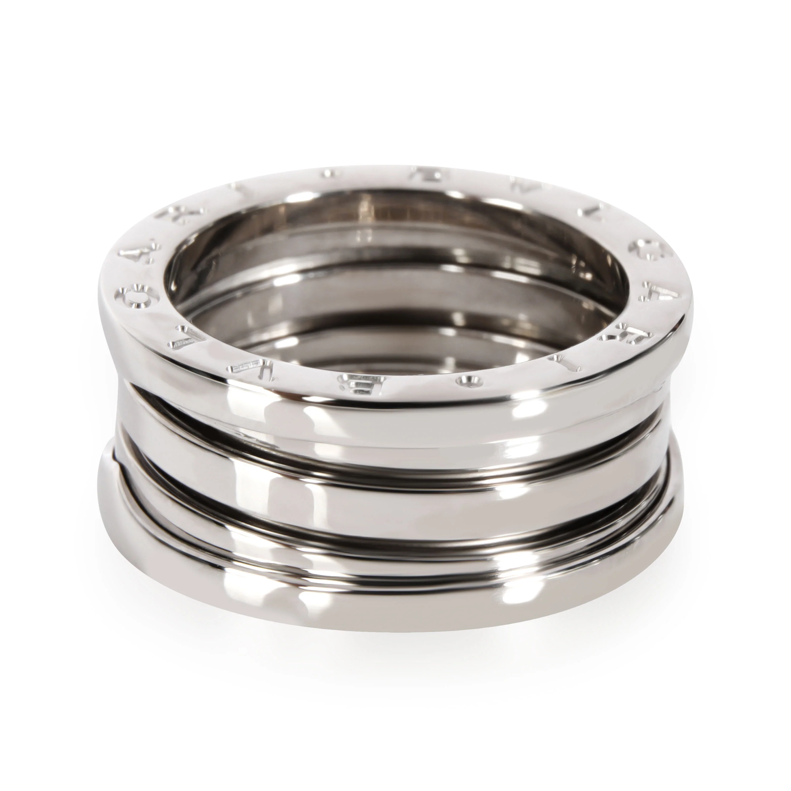 BVLGARI B.Zero1 Three-Band Ring in 18K White Gold - Image 2