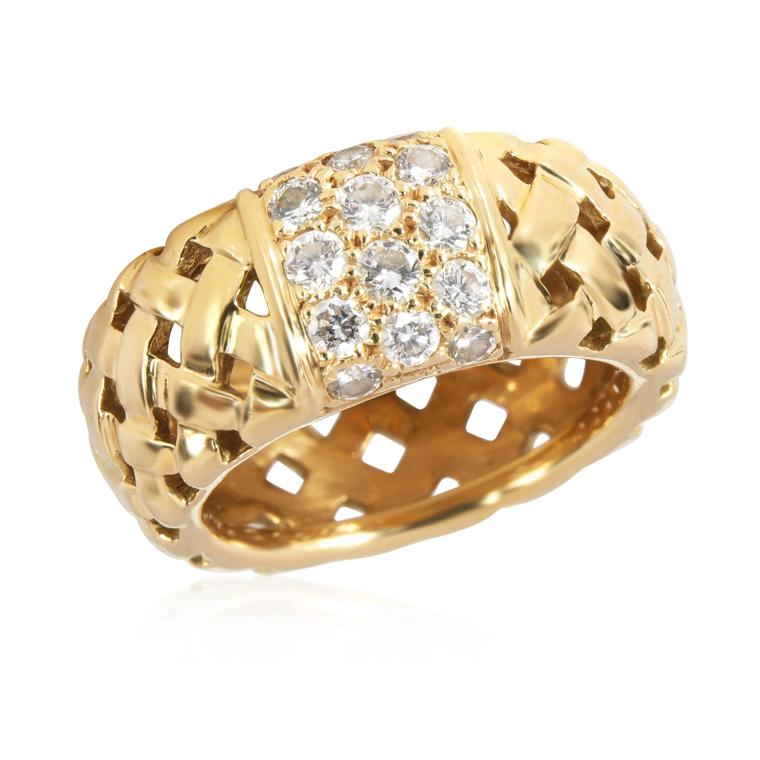 Tiffany & Co. Vannieres Diamond Ring in 18K Yellow Gold 0.65 CTW - Image 5