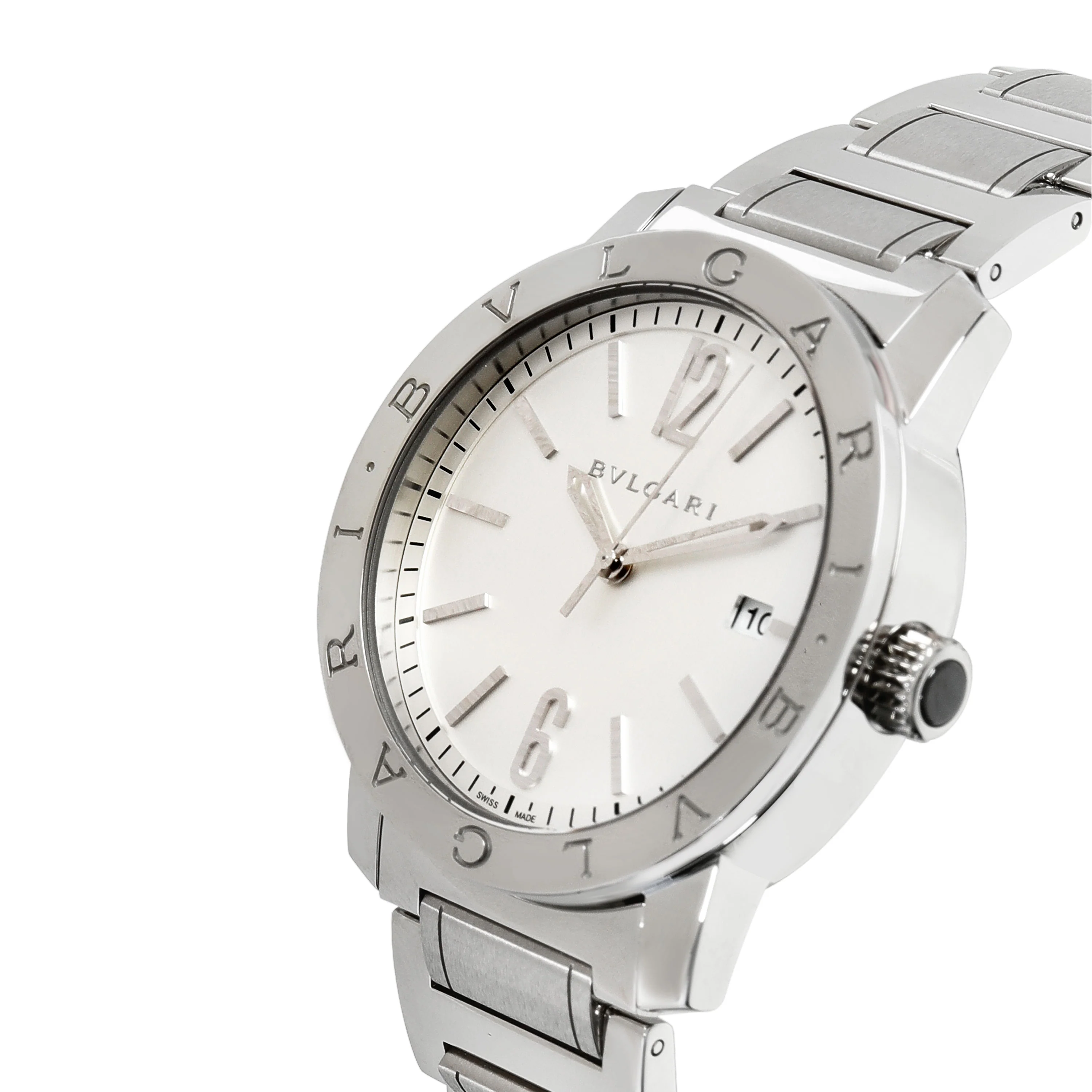 BVLGARI Bvlgari Bvlgari 102110 BB 39 S Mens Watch in Stainless Steel - Image 3