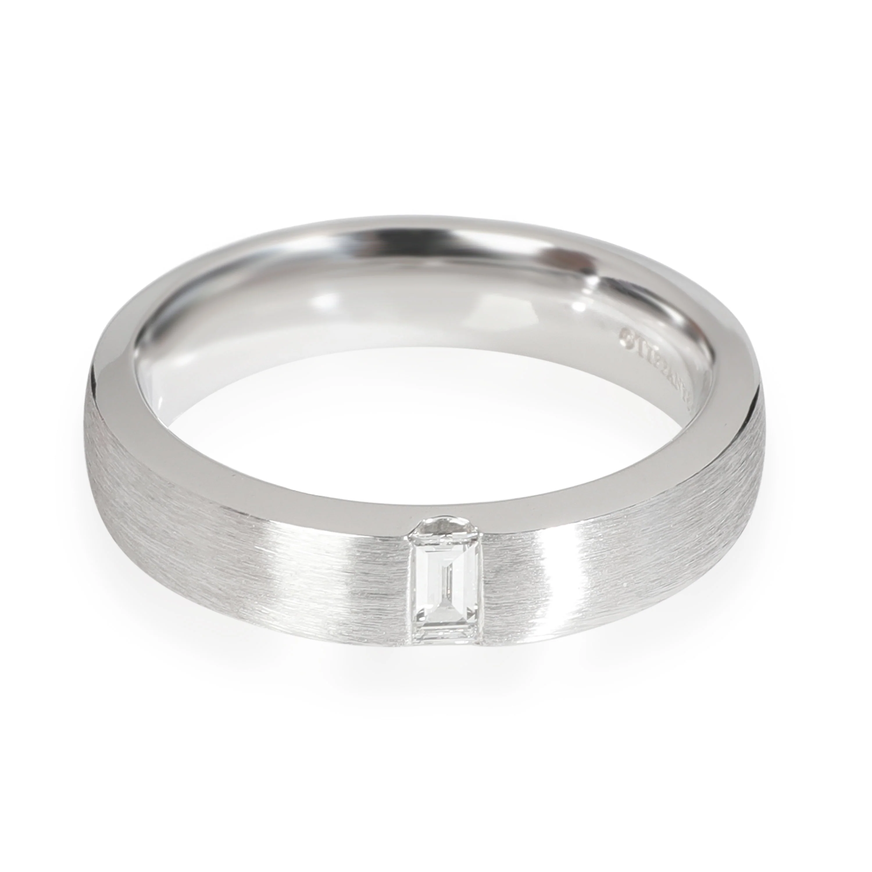 Tiffany & Co. Baguette Diamond Wedding Band in Platinum 0.15 CTW