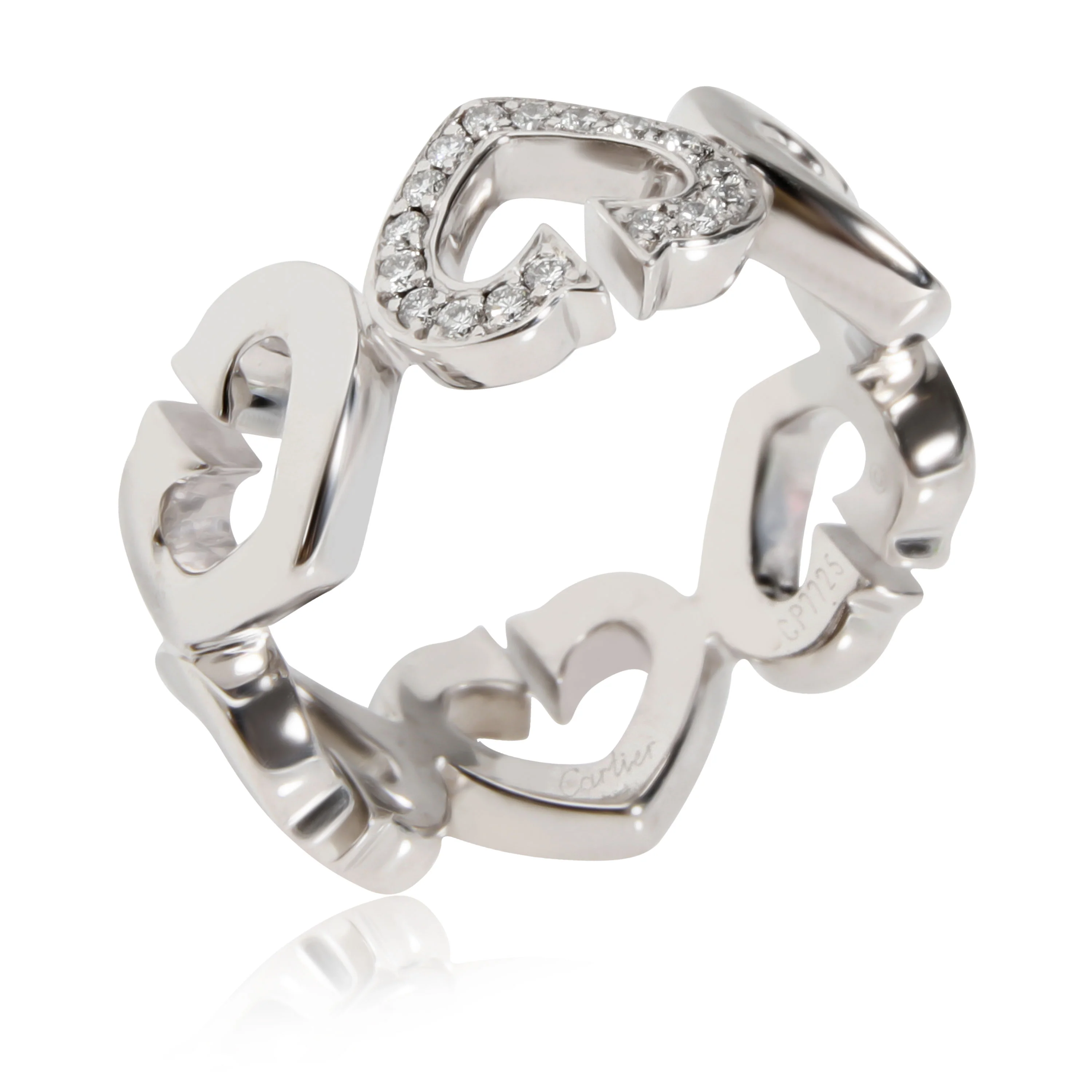 C Heart de Cartier Ring (White Gold) - Image 2