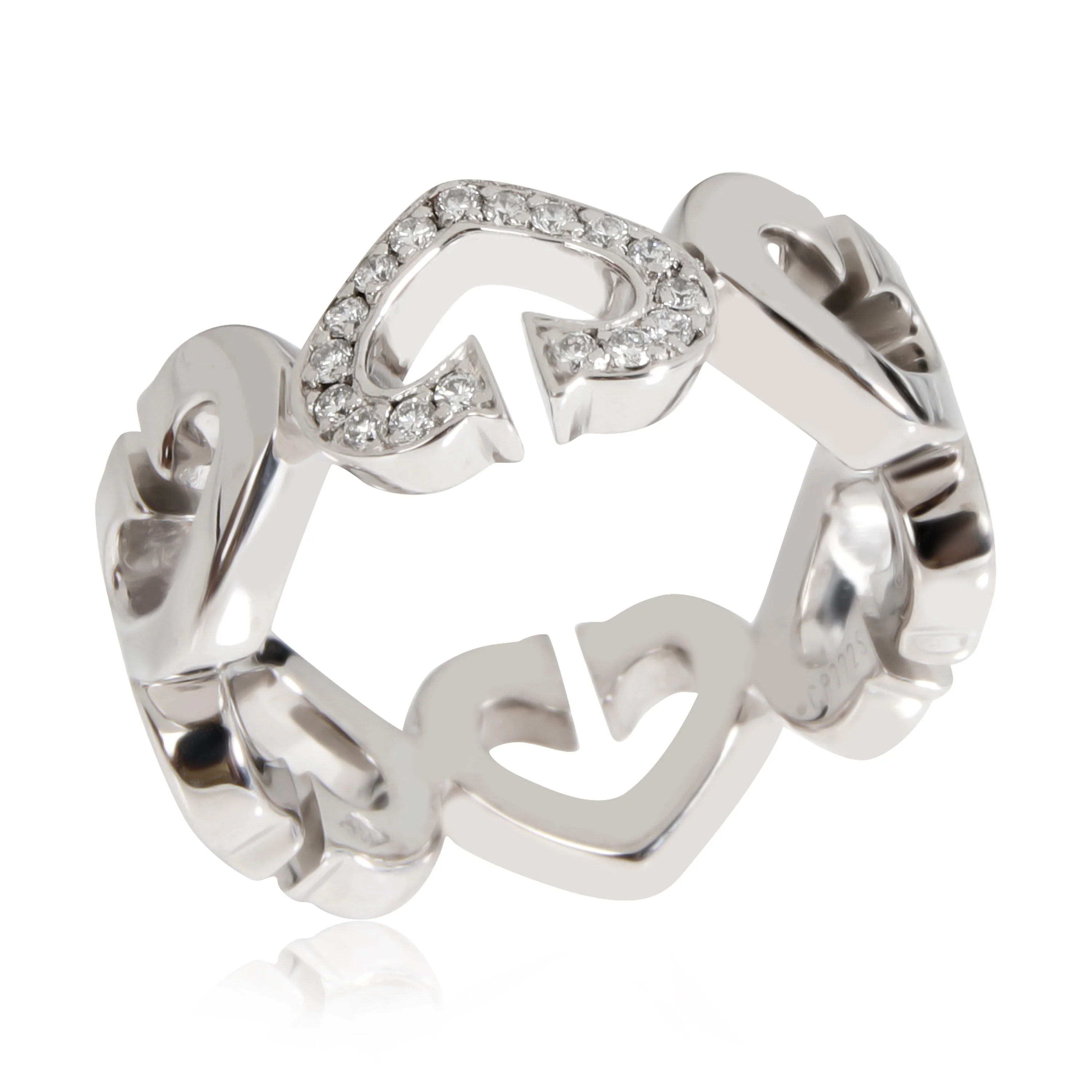 C Heart de Cartier Ring (White Gold) - Image 4