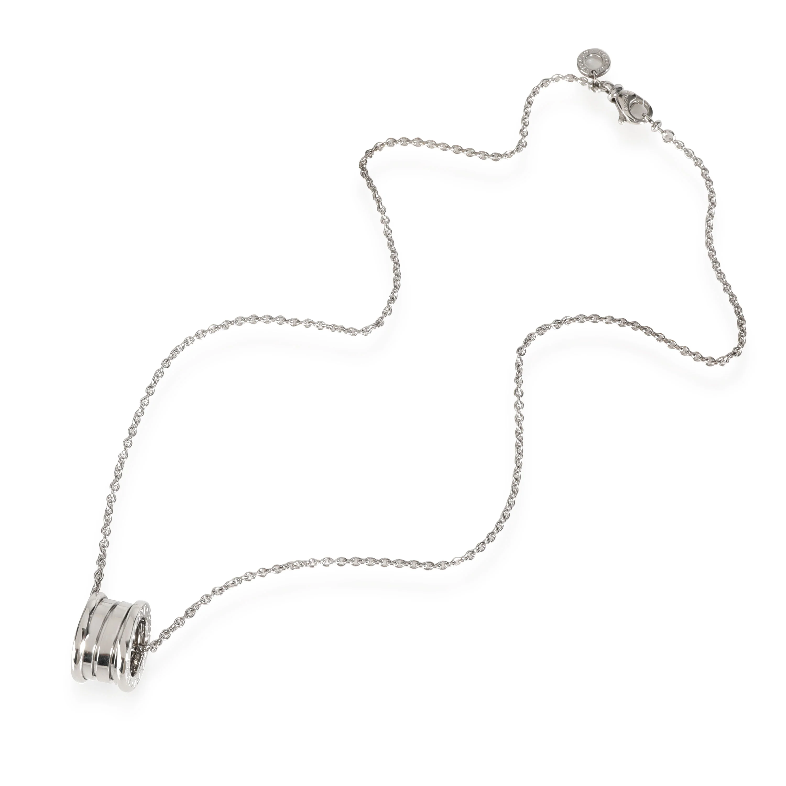 B.Zero1 Pendant in 18kt White Gold - Image 2