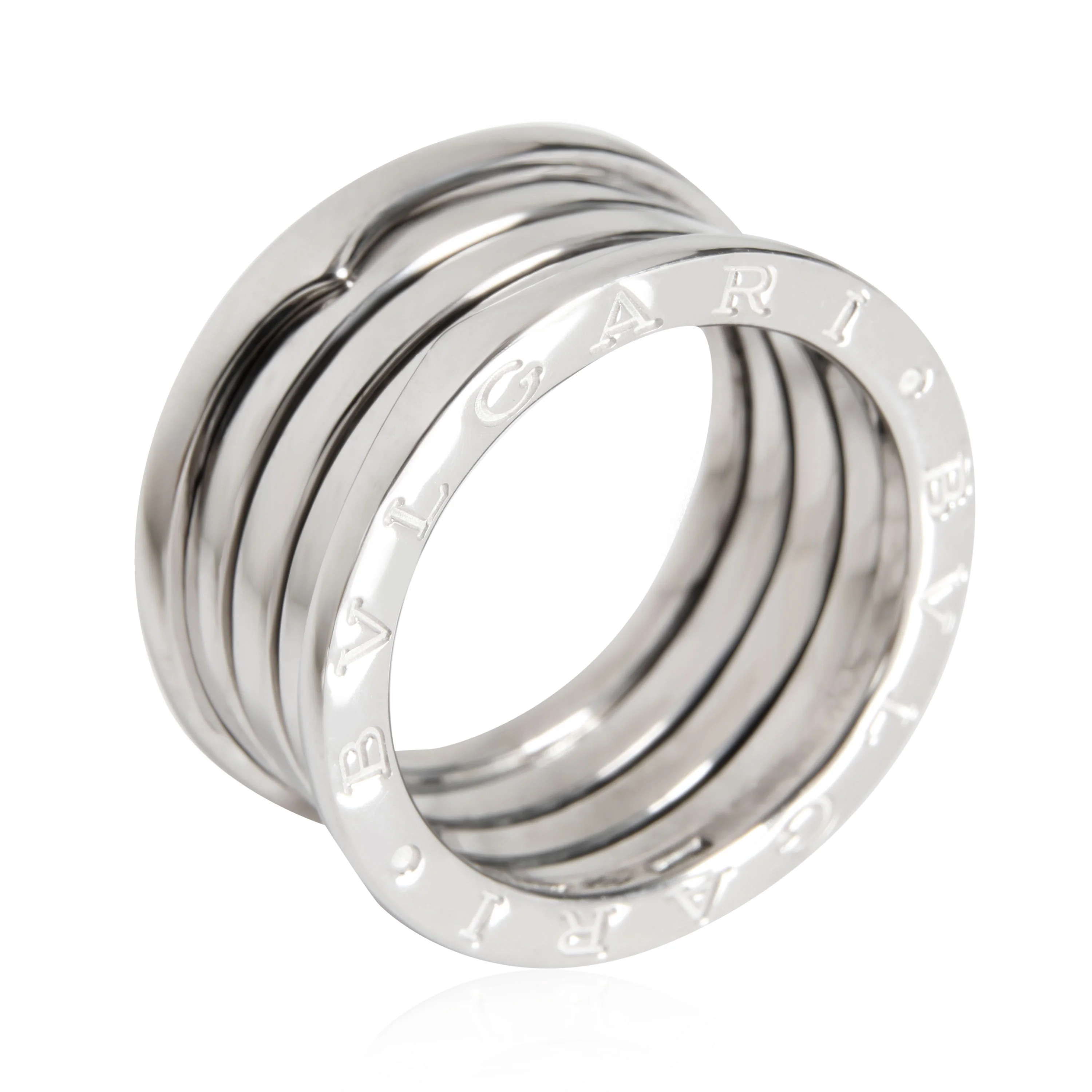 B.Zero1 Four-Band Ring in 18k White Gold - Image 3