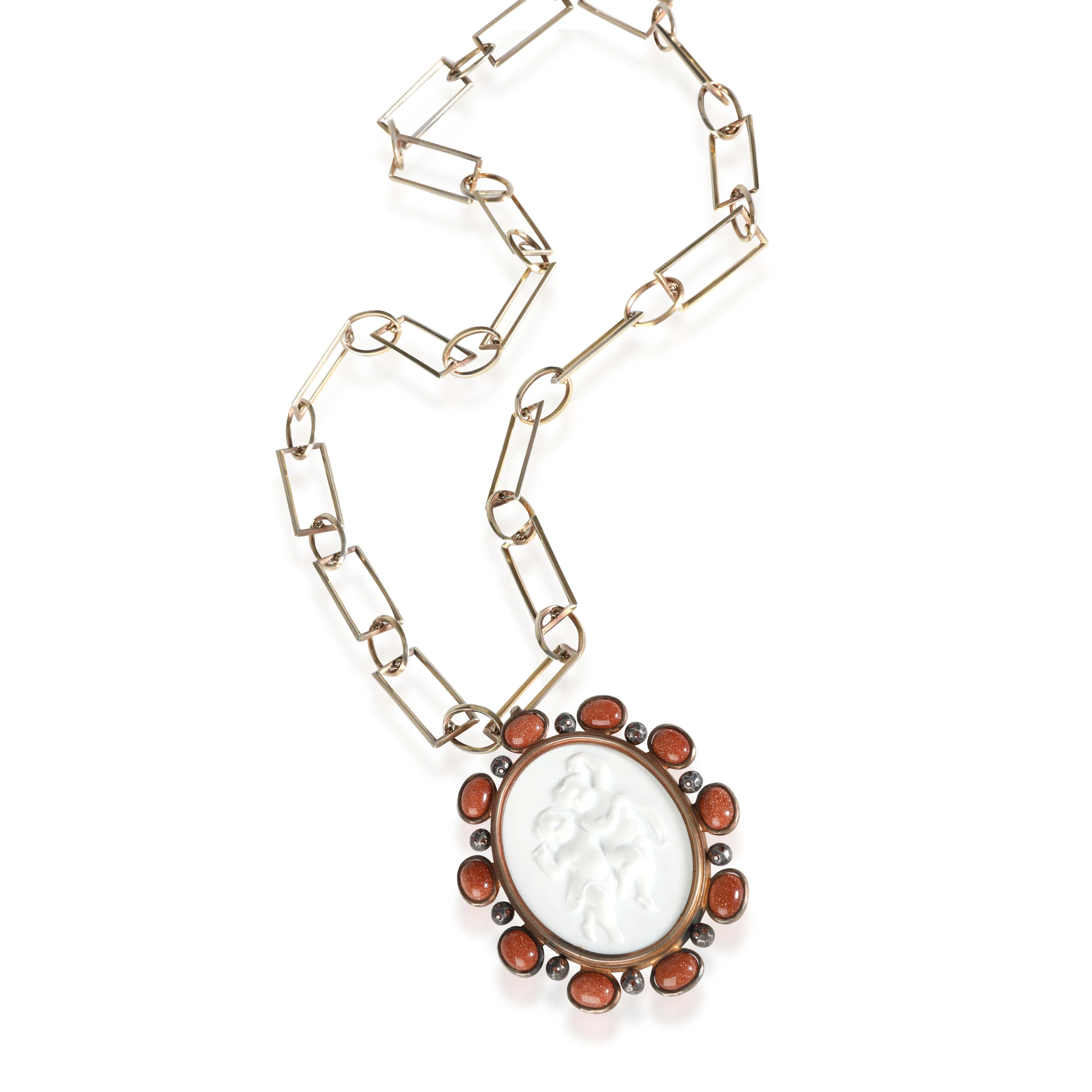 Bottega Veneta Fall 2013 KPM Putti Pendant in  Sterling Silver - Image 2