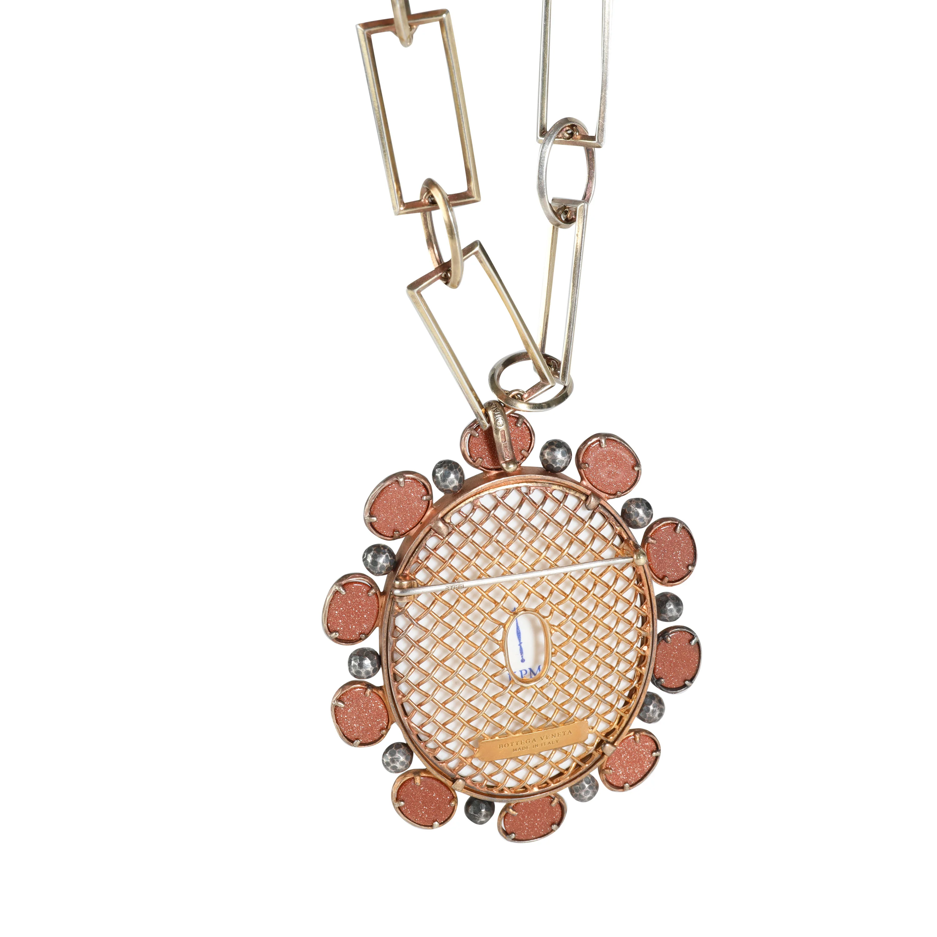 Bottega Veneta Fall 2013 KPM Putti Pendant in  Sterling Silver - Image 3