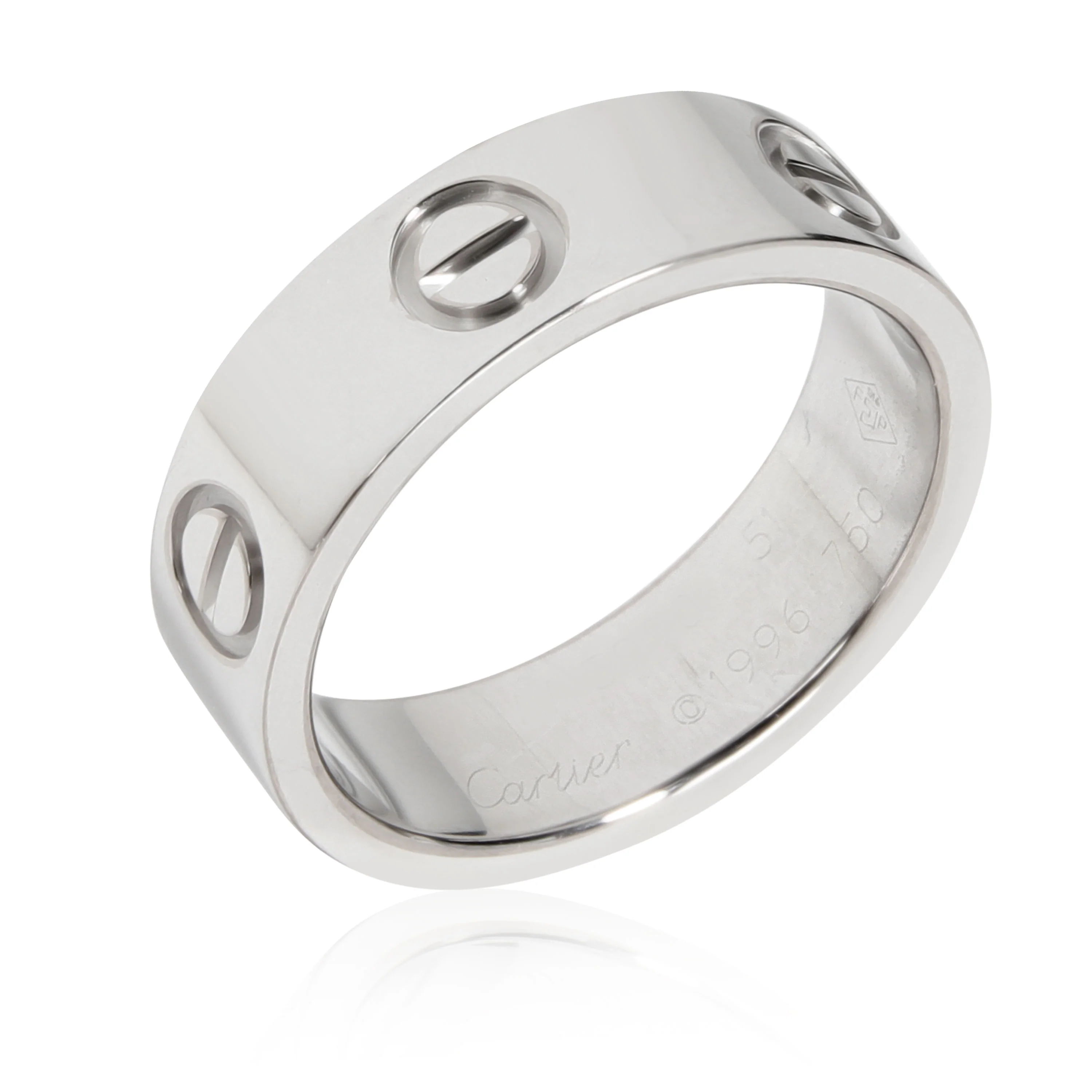 Love Ring in 18k White Gold - Image 2