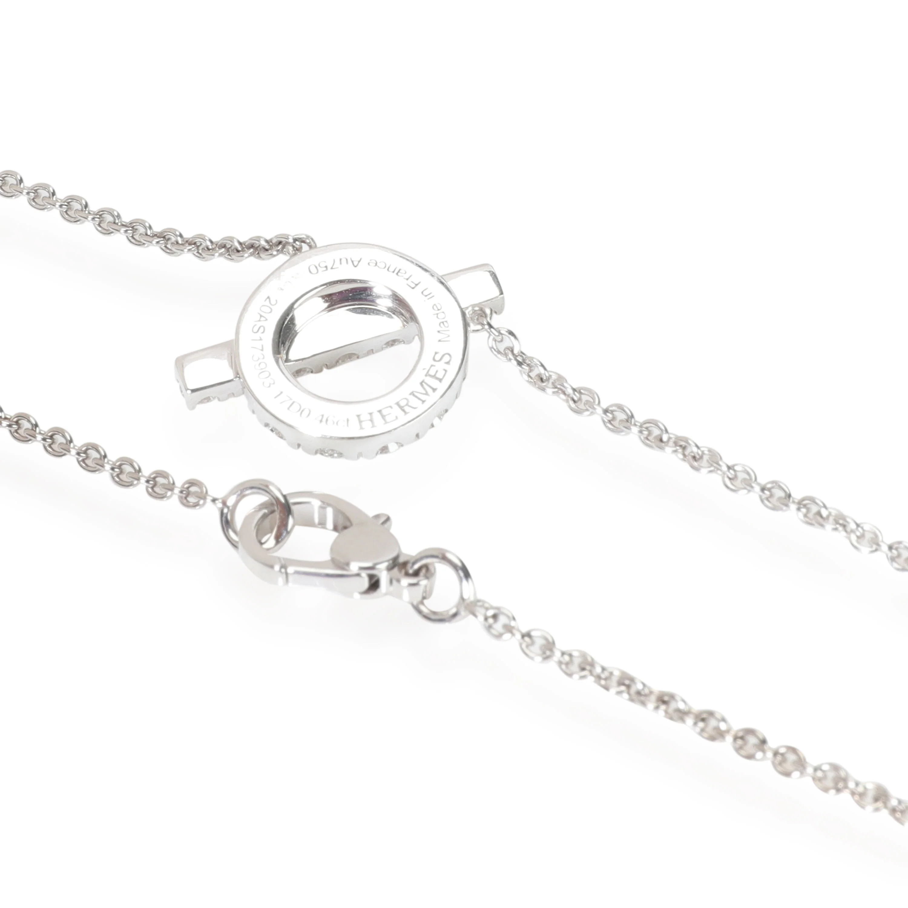 Finesse Diamond Pendant in 18K White Gold 0.46 CTW - Image 3