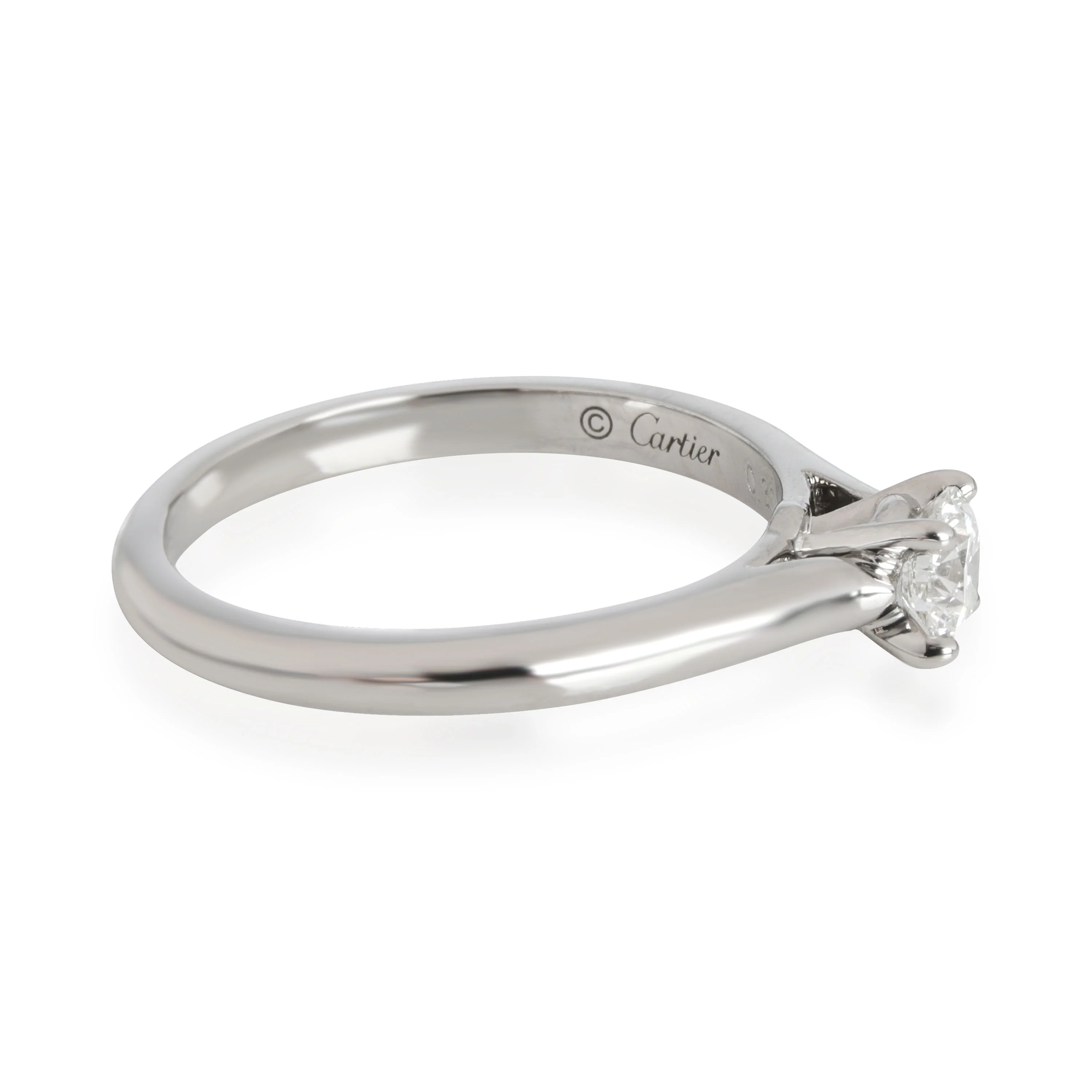 1895 Diamond Engagement Ring in Platinum  H VVS1 0.3 CT - Image 2