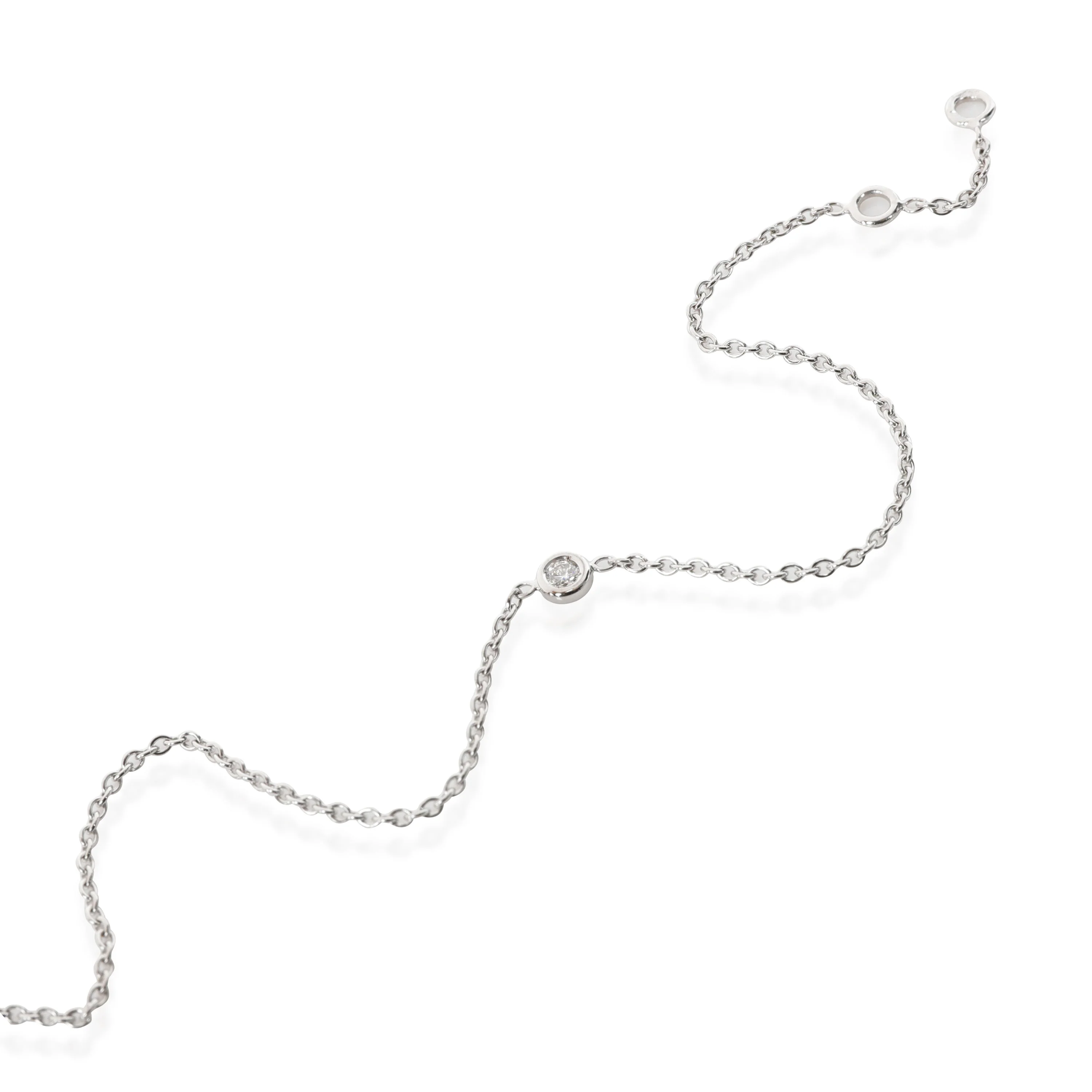 Christian Dior Diamond Station Bracelet in 18K White Gold 0.03 CTW - Image 2