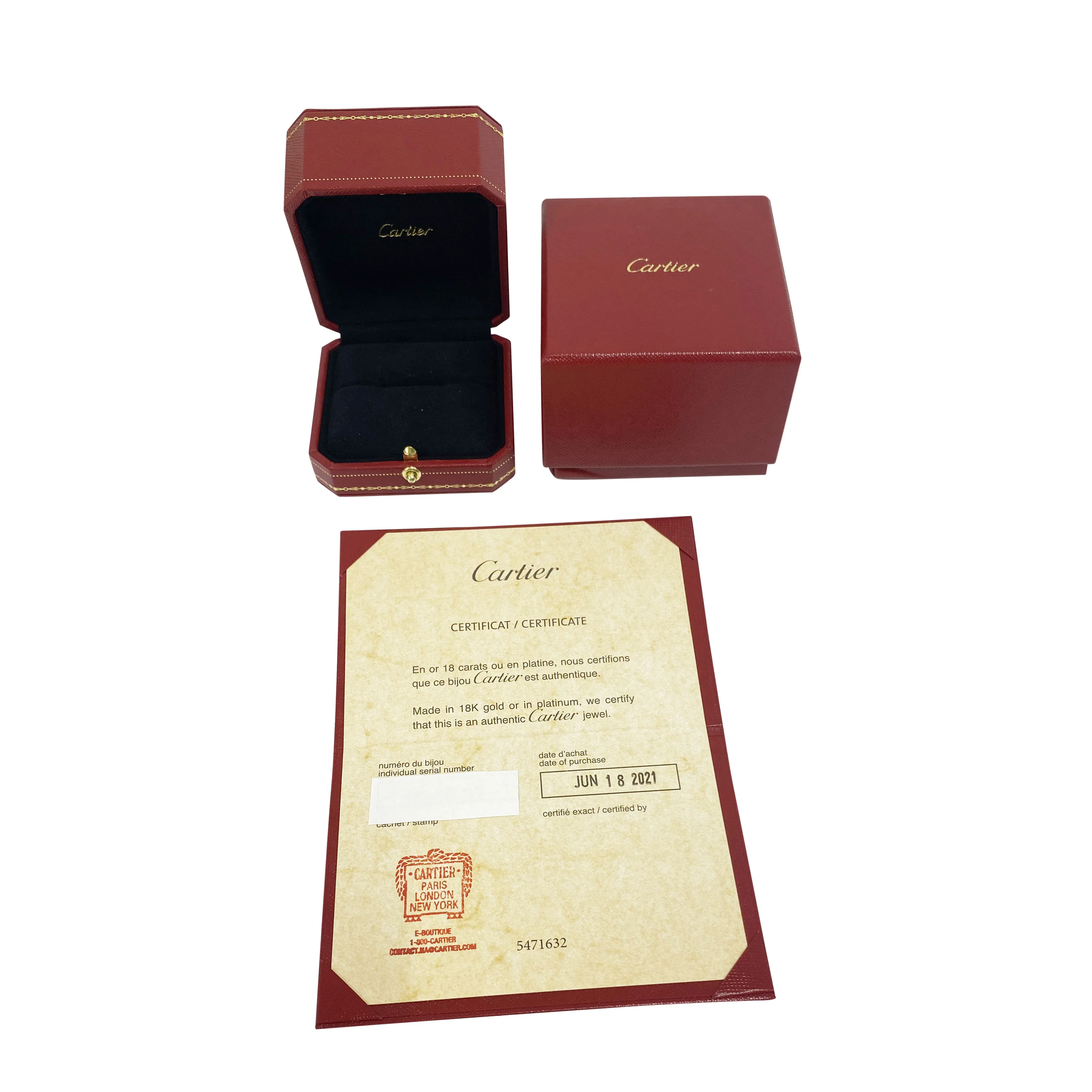 Cartier C De Cartier Band in Platinum - Image 4