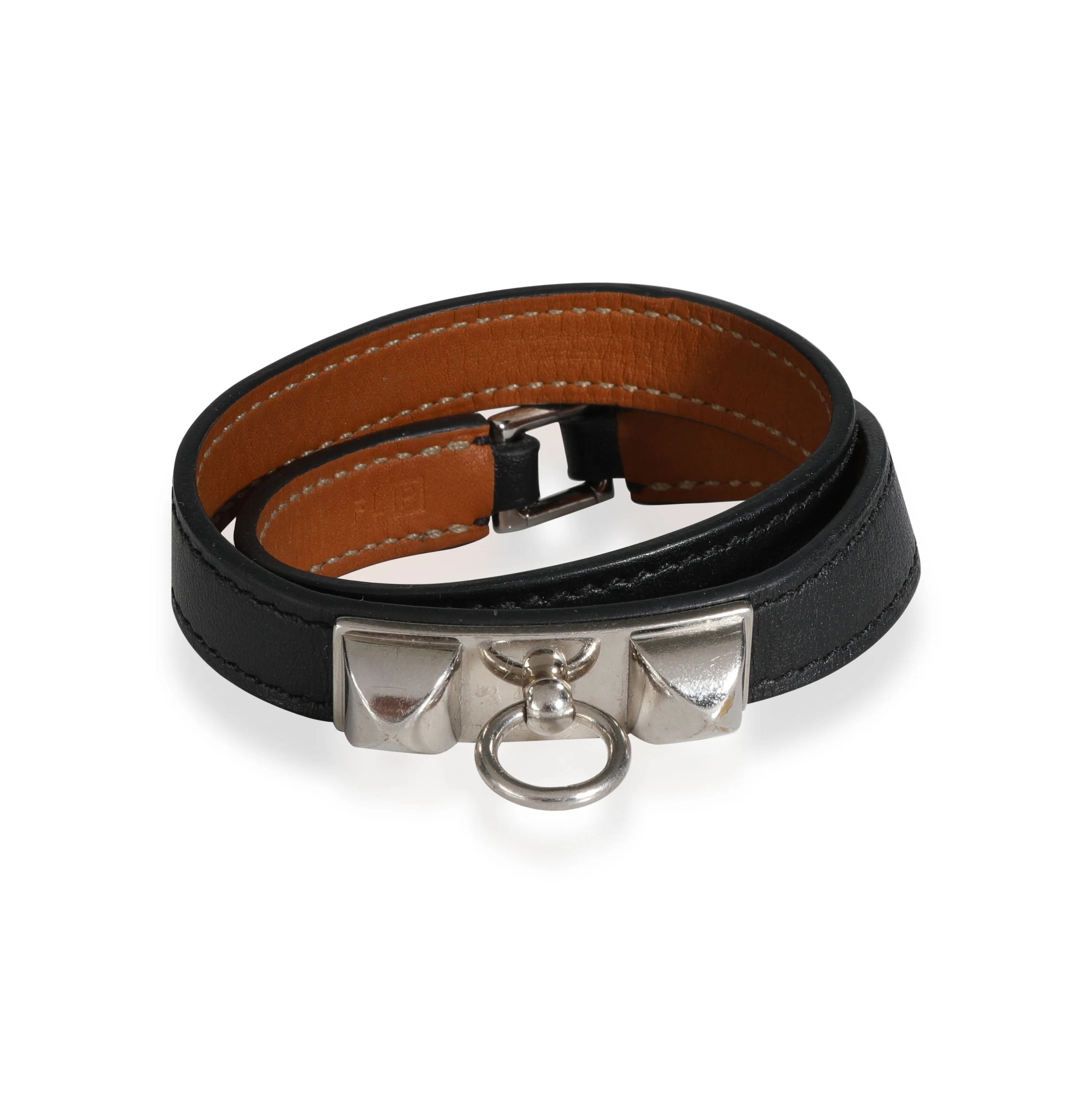 Black Swift Rivale Double Tour Bracelet PHW - Image 5