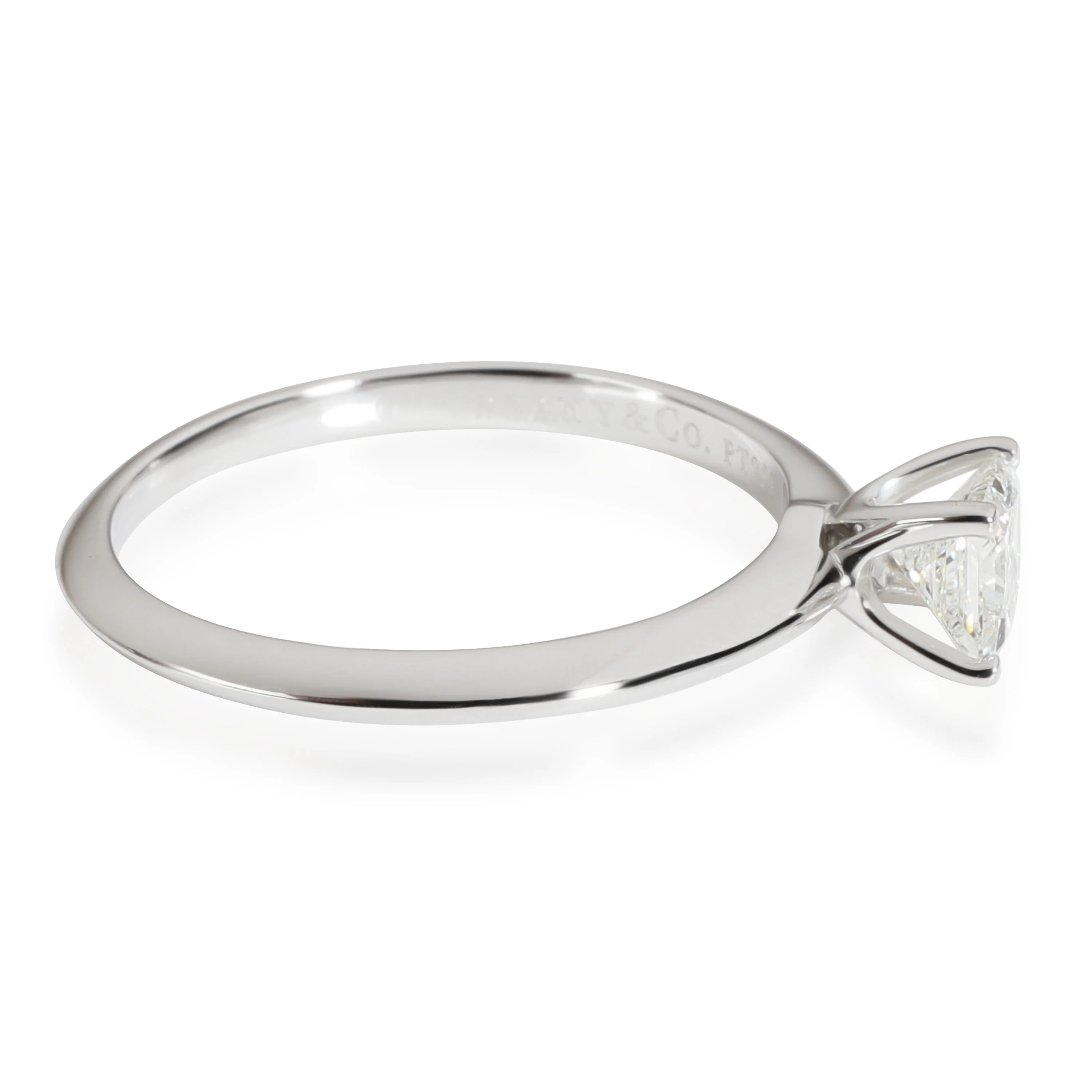 Tiffany & Co. Diamond Engagement Ring in 950 Platinum I VVS2 0.51 CTW - Image 2