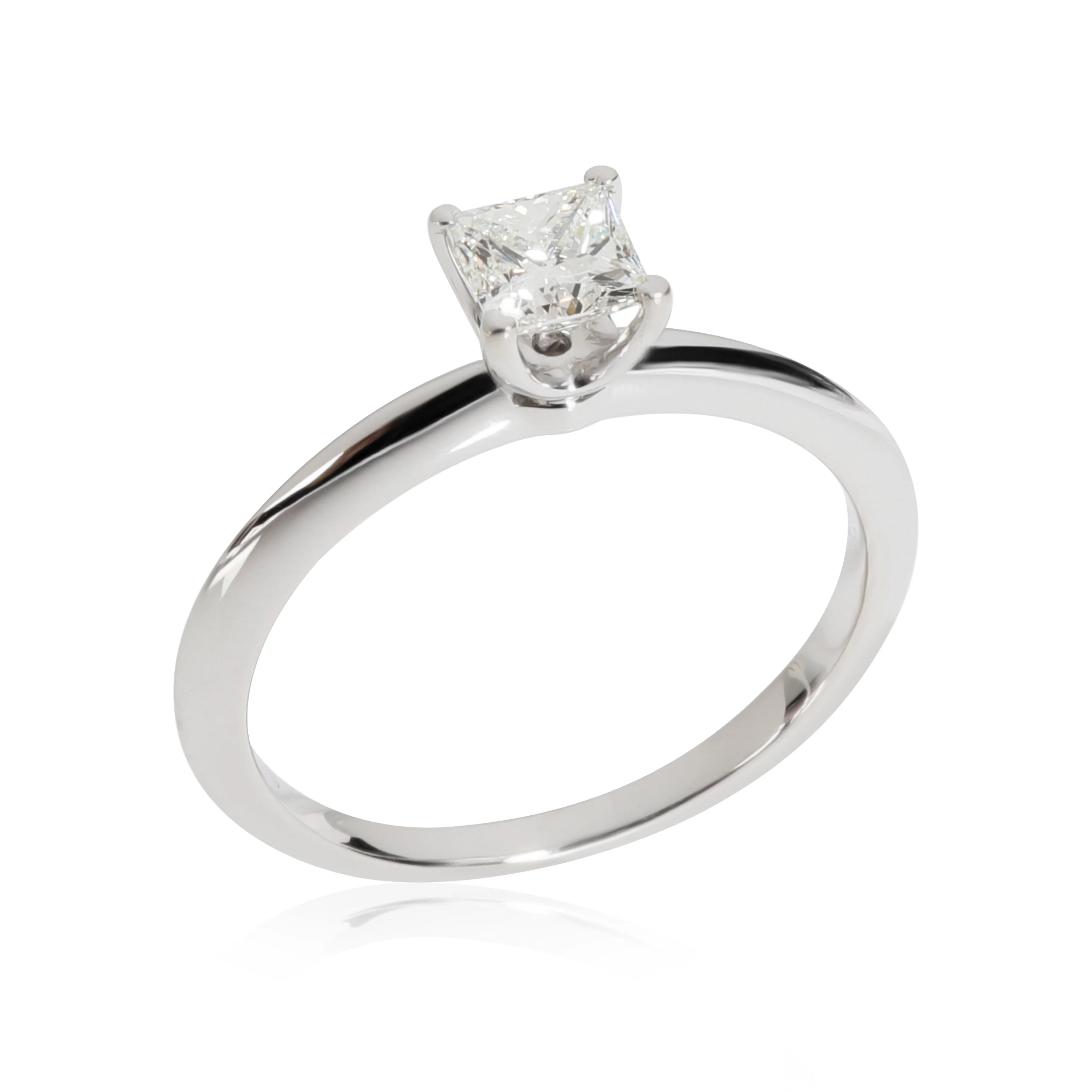 Tiffany & Co. Diamond Engagement Ring in 950 Platinum I VVS2 0.51 CTW - Image 6