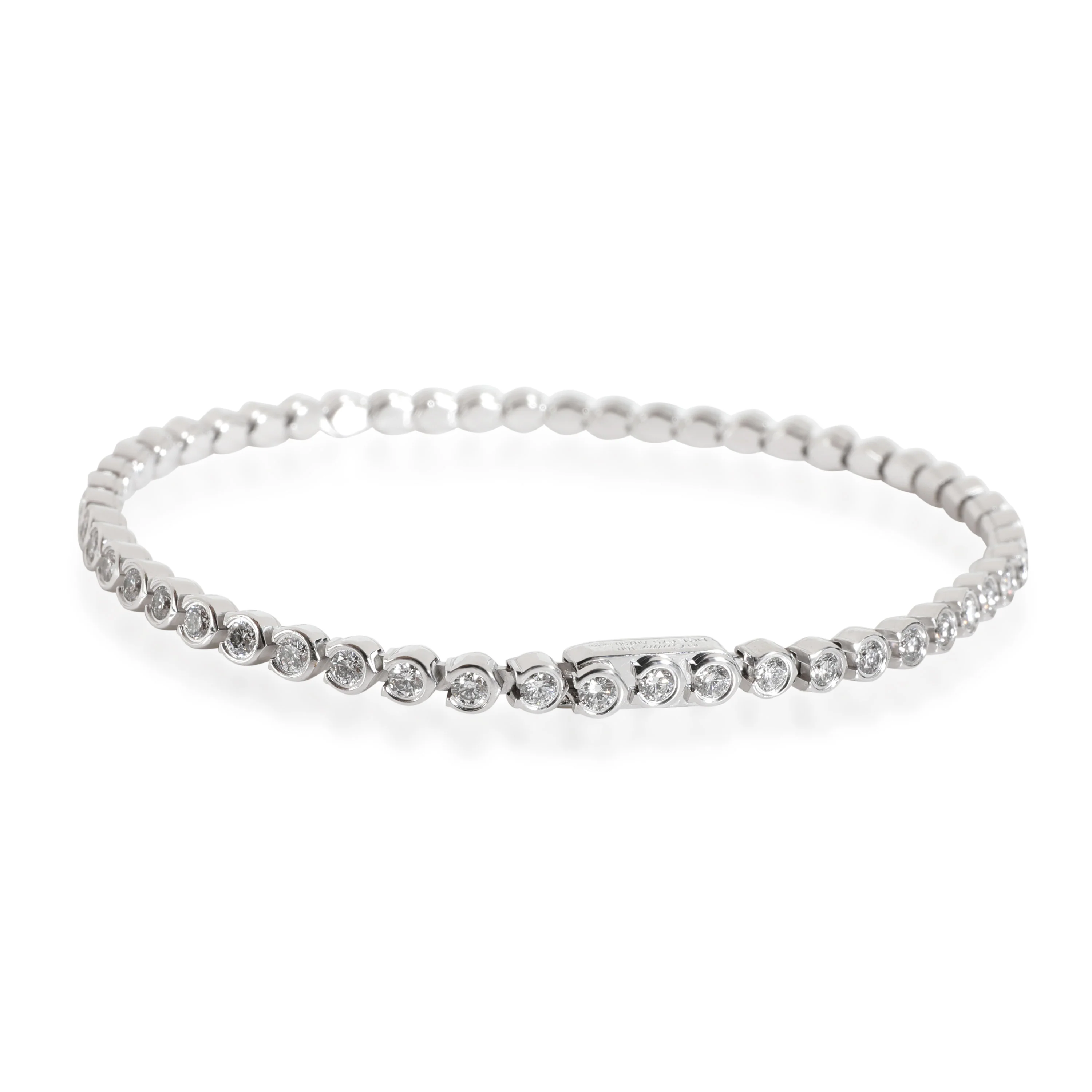 Cartier C De Cartier Diamond Bracelet with C Bezels in 18k White Gold 1.53 CTW - Image 2