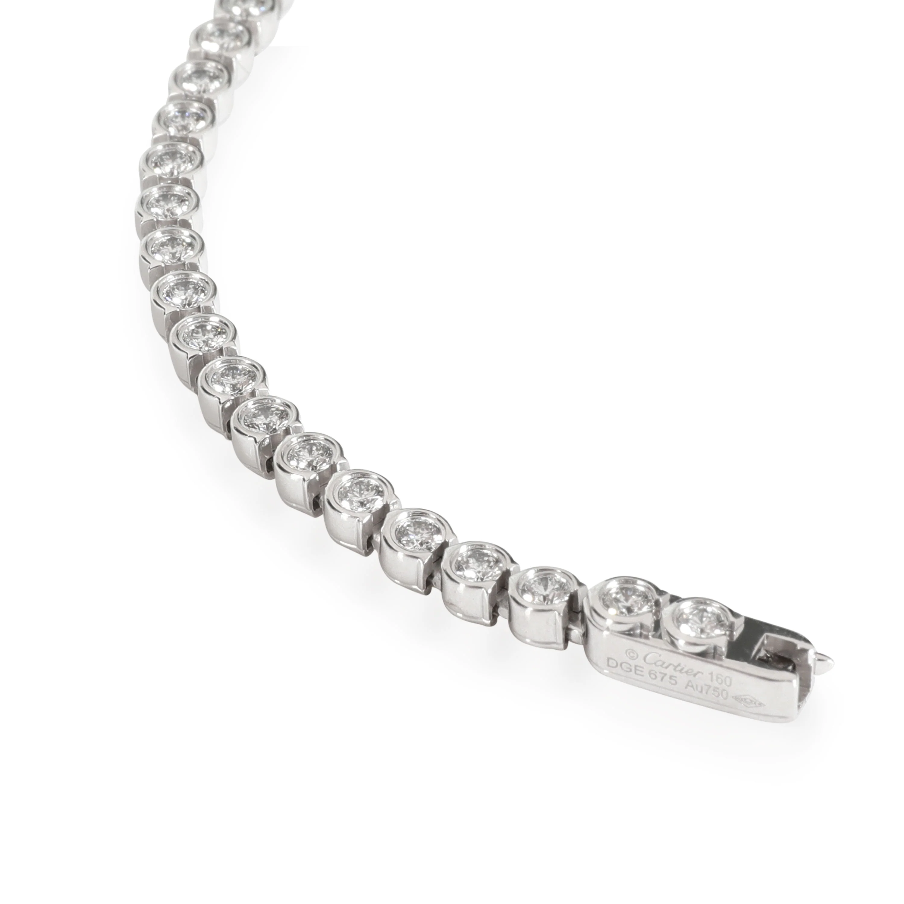 Cartier C De Cartier Diamond Bracelet with C Bezels in 18k White Gold 1.53 CTW - Image 3