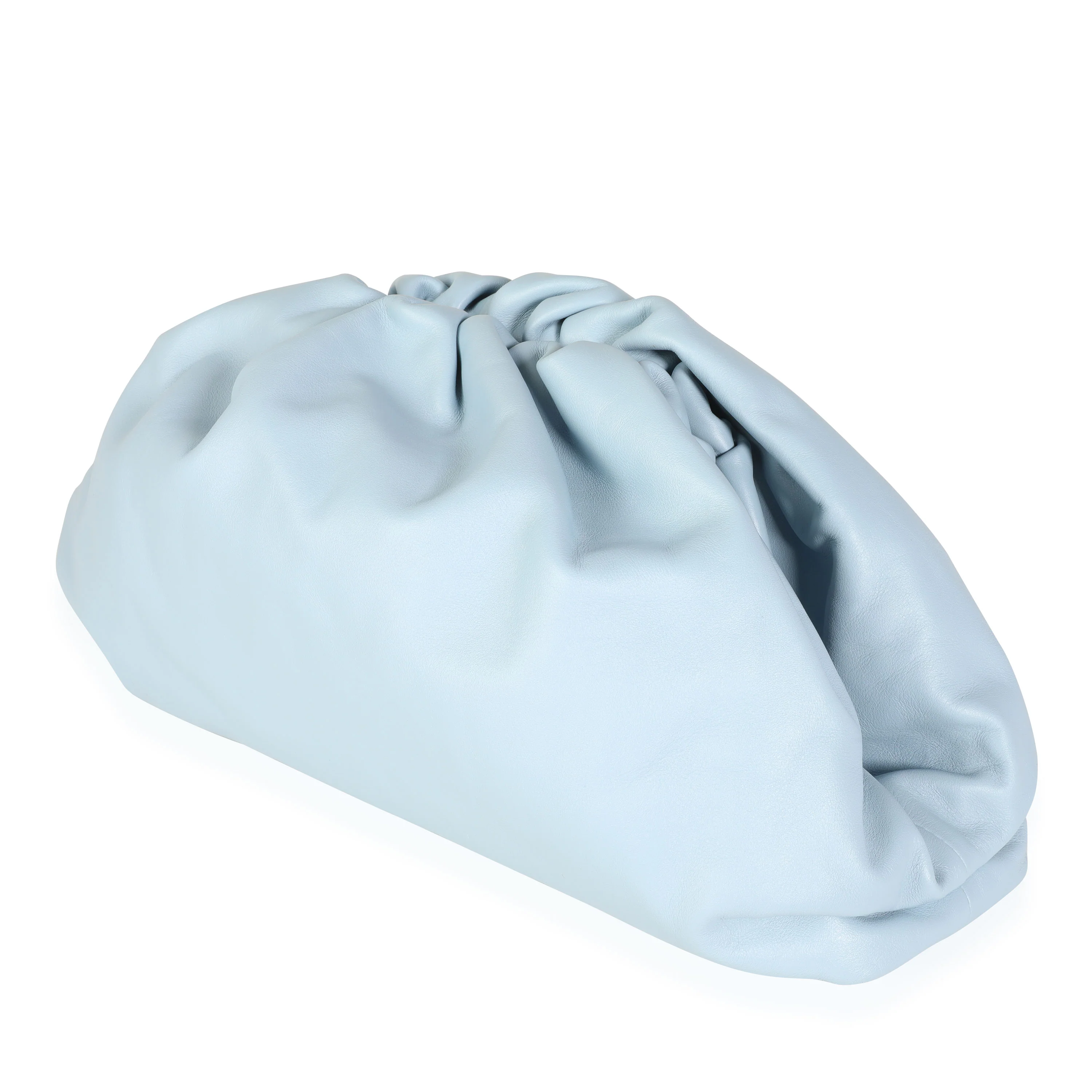 Bottega Veneta Ice Blue Calfskin Leather Pouch - Image 2