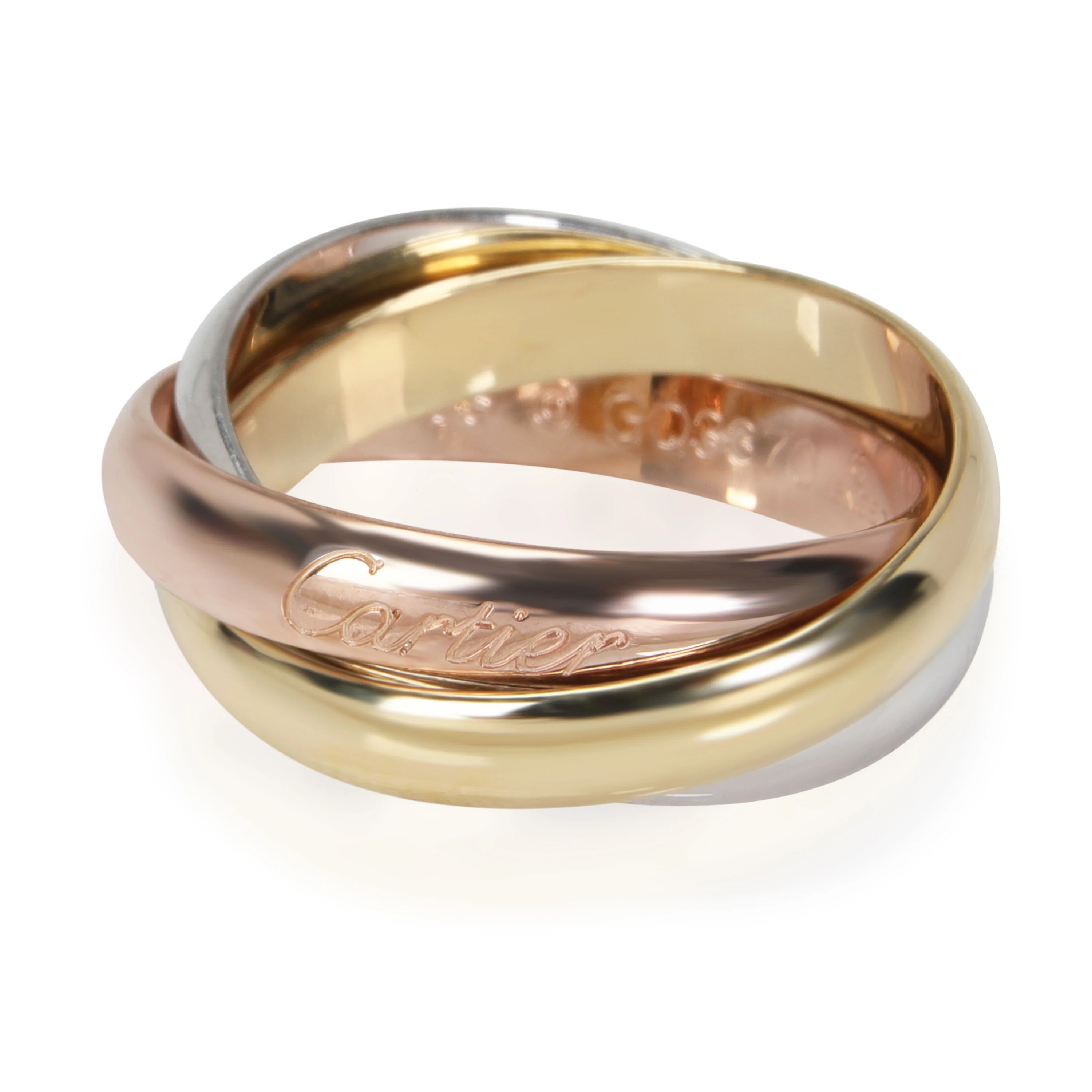Cartier Trinity Ring in 18k 3 Tone Gold